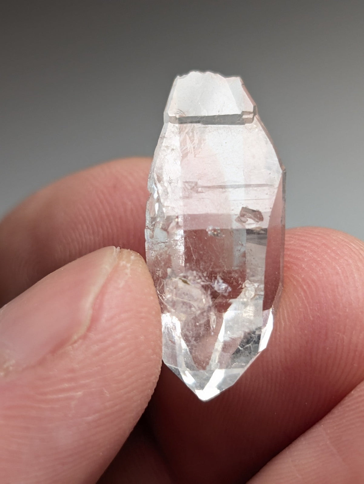 Set of 8 Double Terminated Quartz Crystals from Garland County, Arkansas , A+