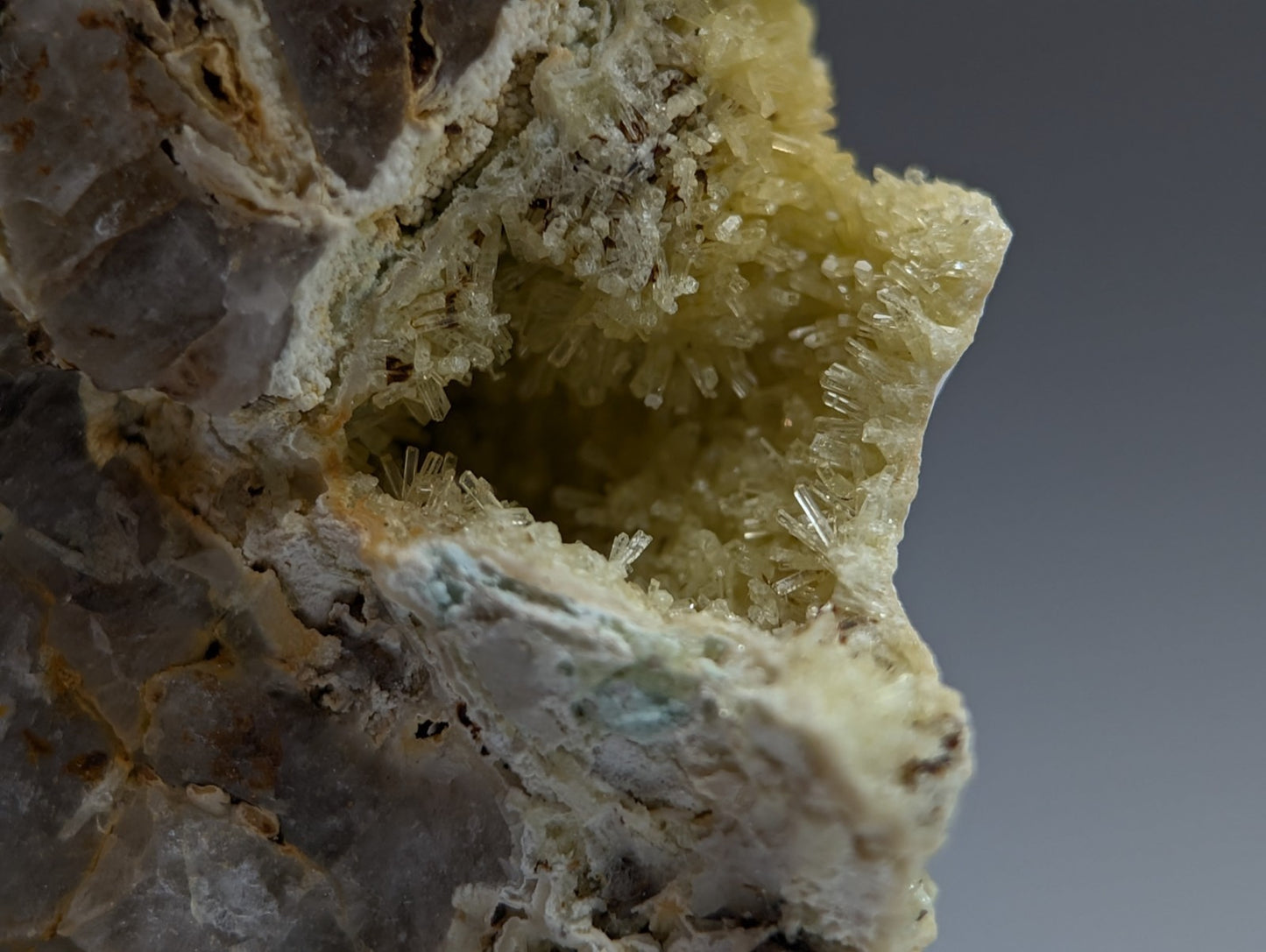 Wavellite with Variscite - Rare Old Stock - Polk County, Arkansas, Super Unique