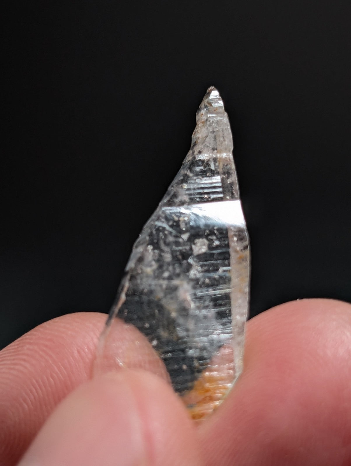 Sheet Quartz Crystal Oddity, Double Terminated, Garland County, Arkansas, USA