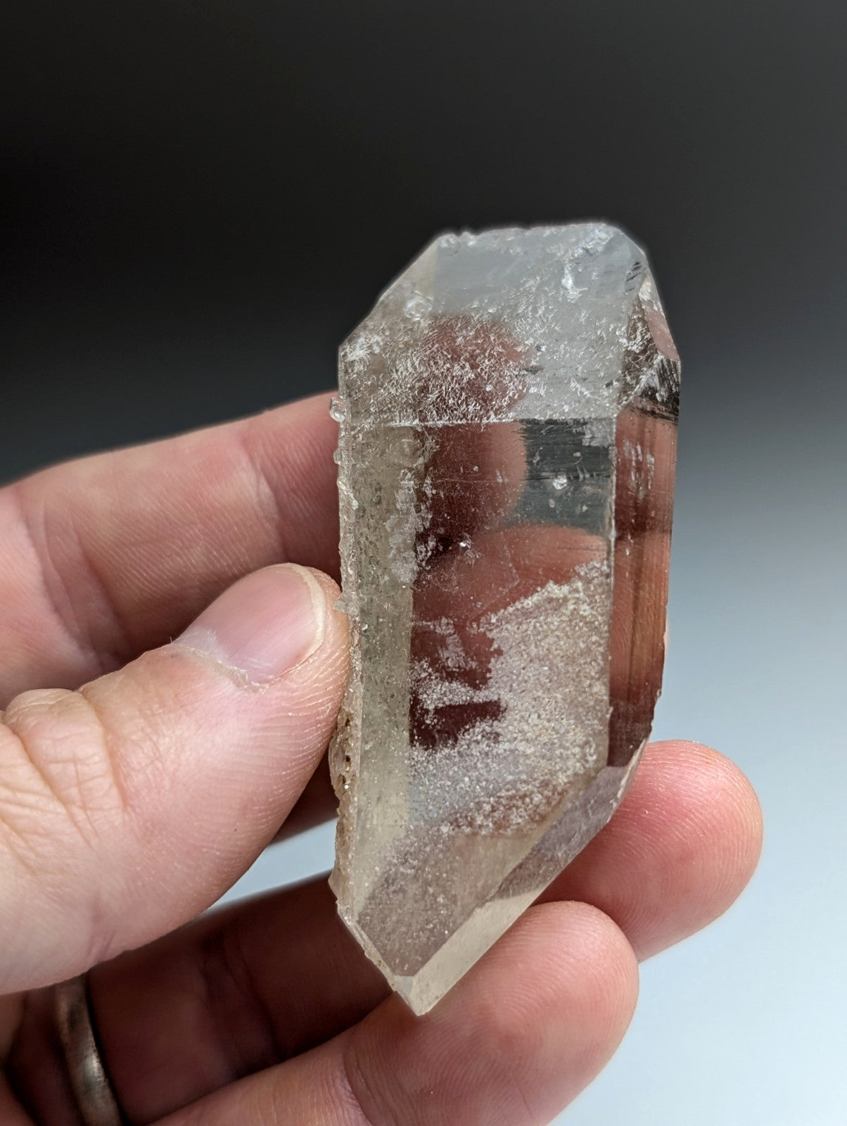 Natural Smoky Quartz Crystal w/ Very unique inclusions, Garland County, Arkansas