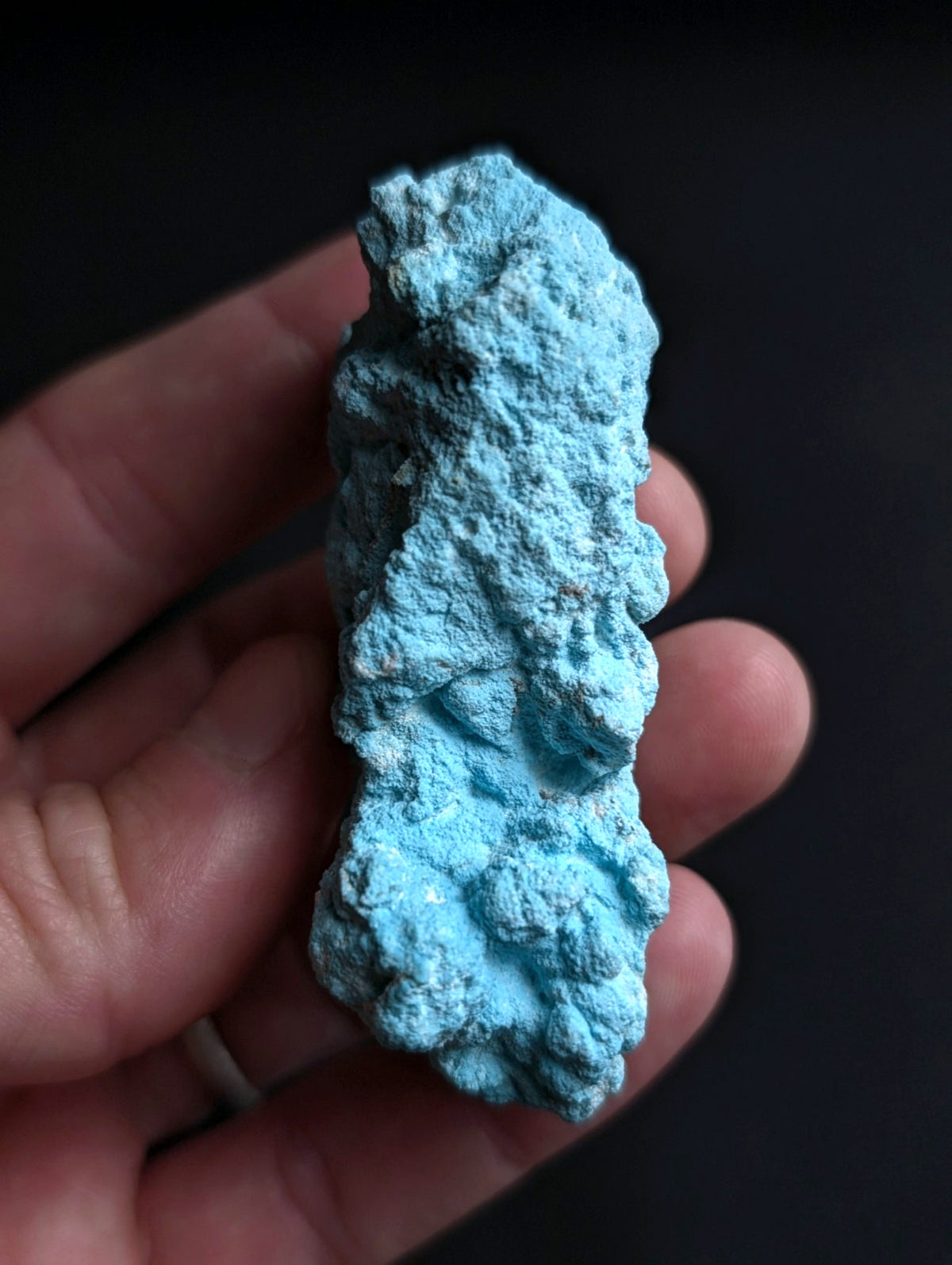 Turquoise - Rare Old Stock - Porter Mountain , Polk County, Arkansas, ex Delinde