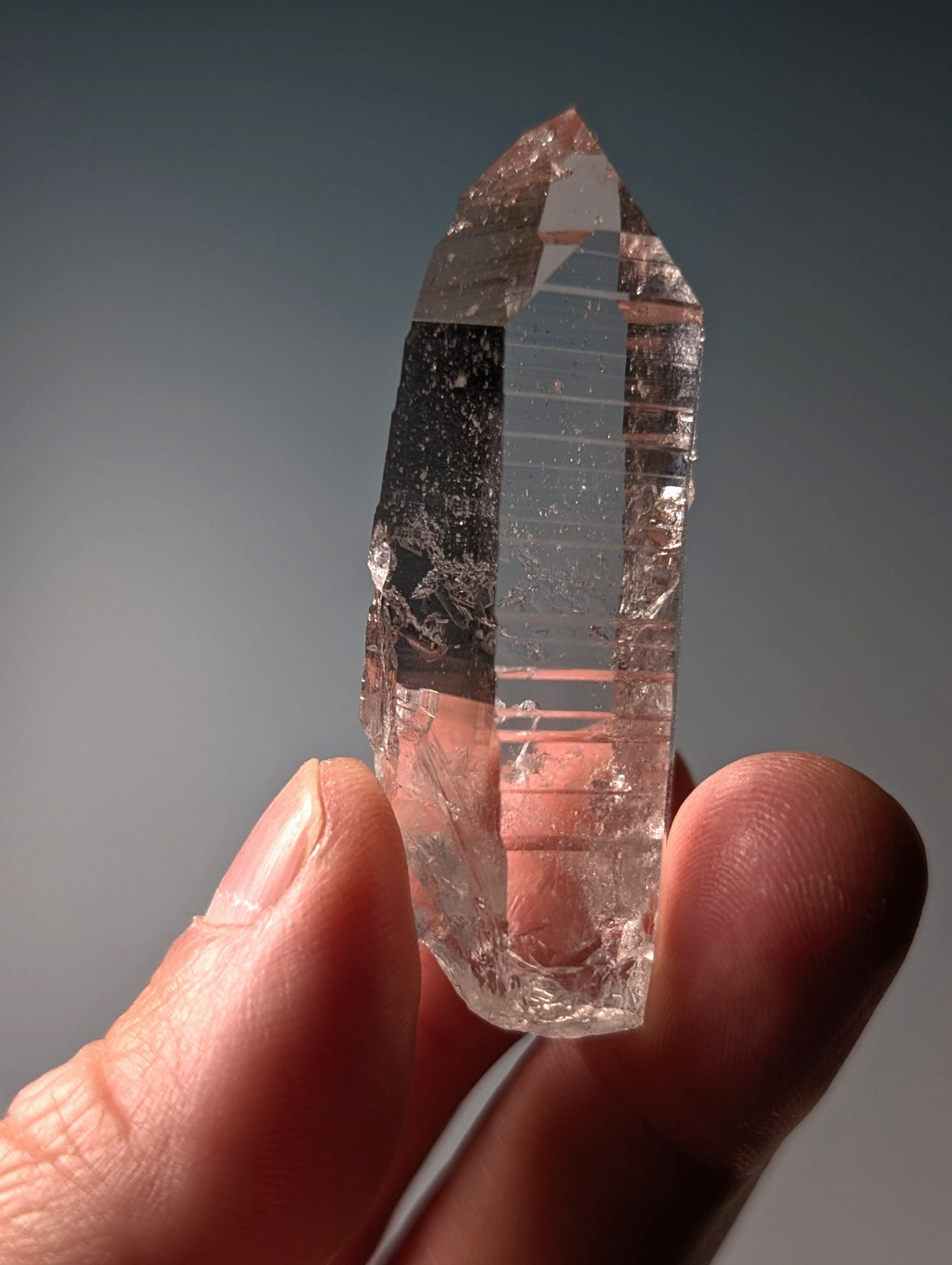 A+++ "Lemurian" Quartz Crystal Point, Garland County, Arkansas, USA, A+