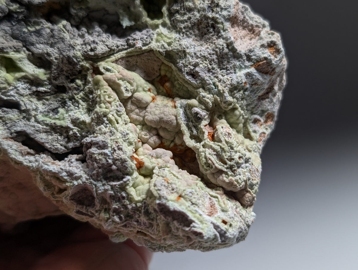 Large Yellow/Green Wavellite w/ Blue Planerite - ex Henry Delinde- Arkansas, USA