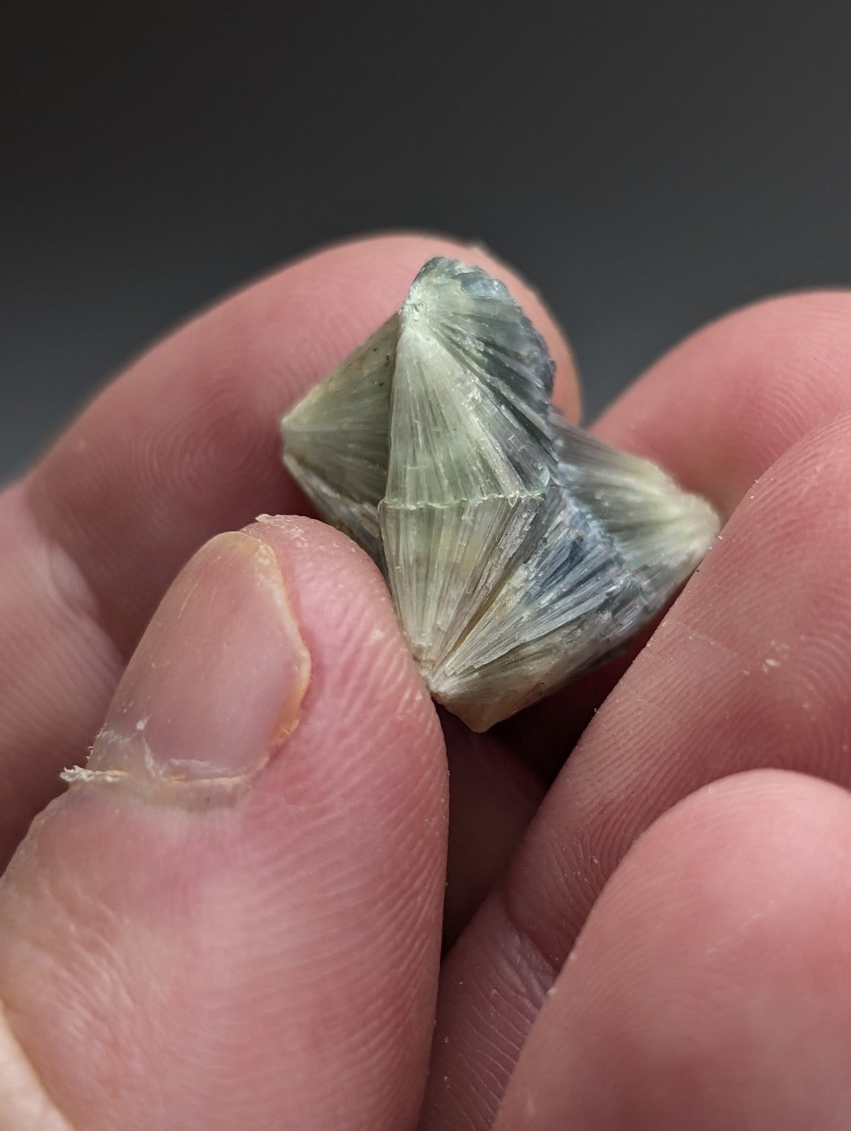 Unique Wavellite  - Old Stock - Delinde Mine, 1960s - Garland County, Arkansas