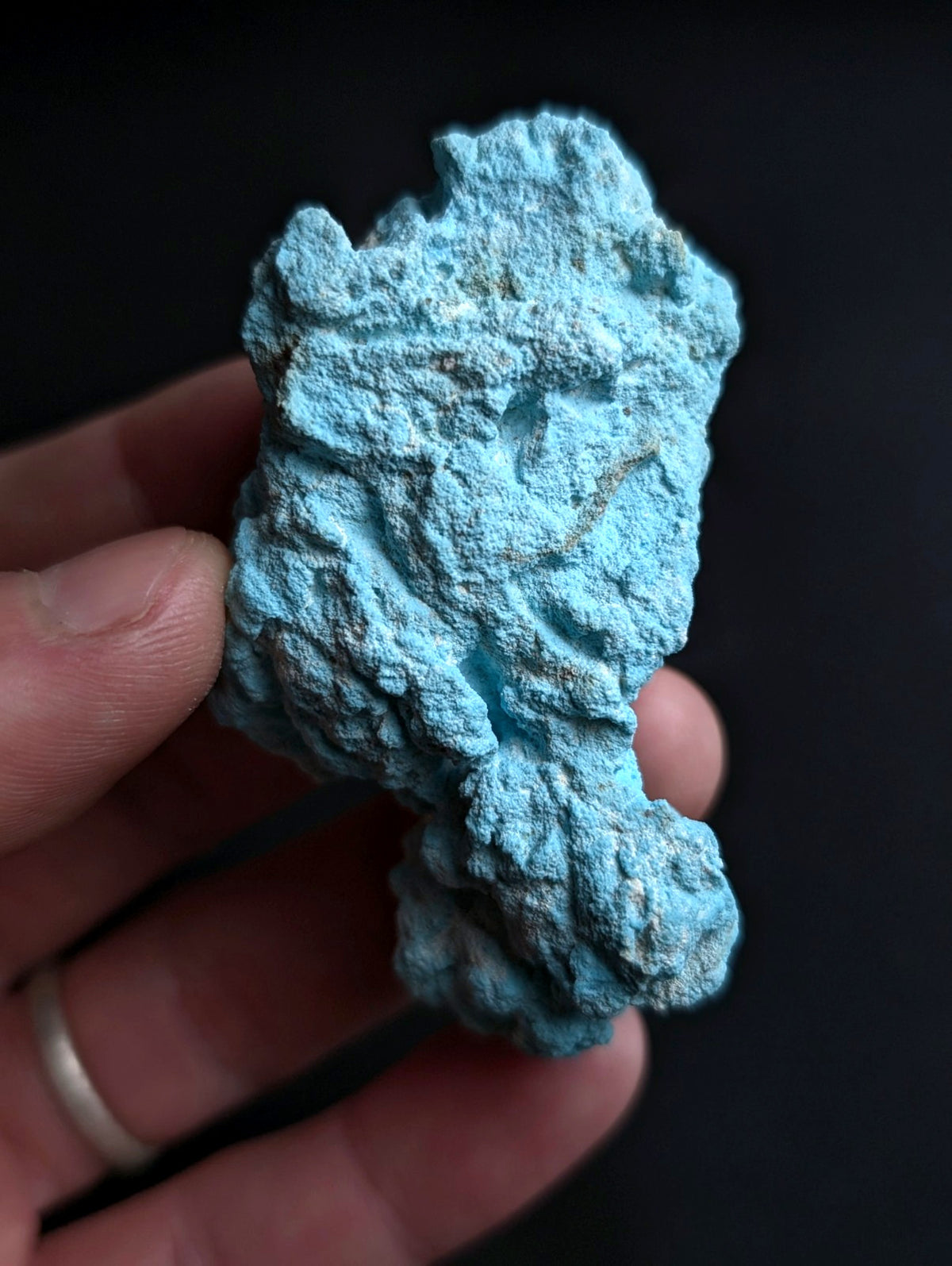 Turquoise - Rare Old Stock - Porter Mountain , Polk County, Arkansas, ex Delinde