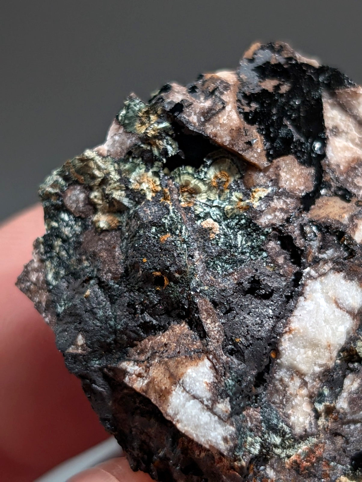 Rare Kidwellite specimen - Coon Creek Mine, Polk County, Arkansas, USA