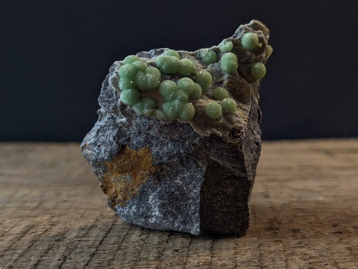A+++ Green Wavellite - Fantastic Old Stock - Mauldin Mountain, Arkansas, USA