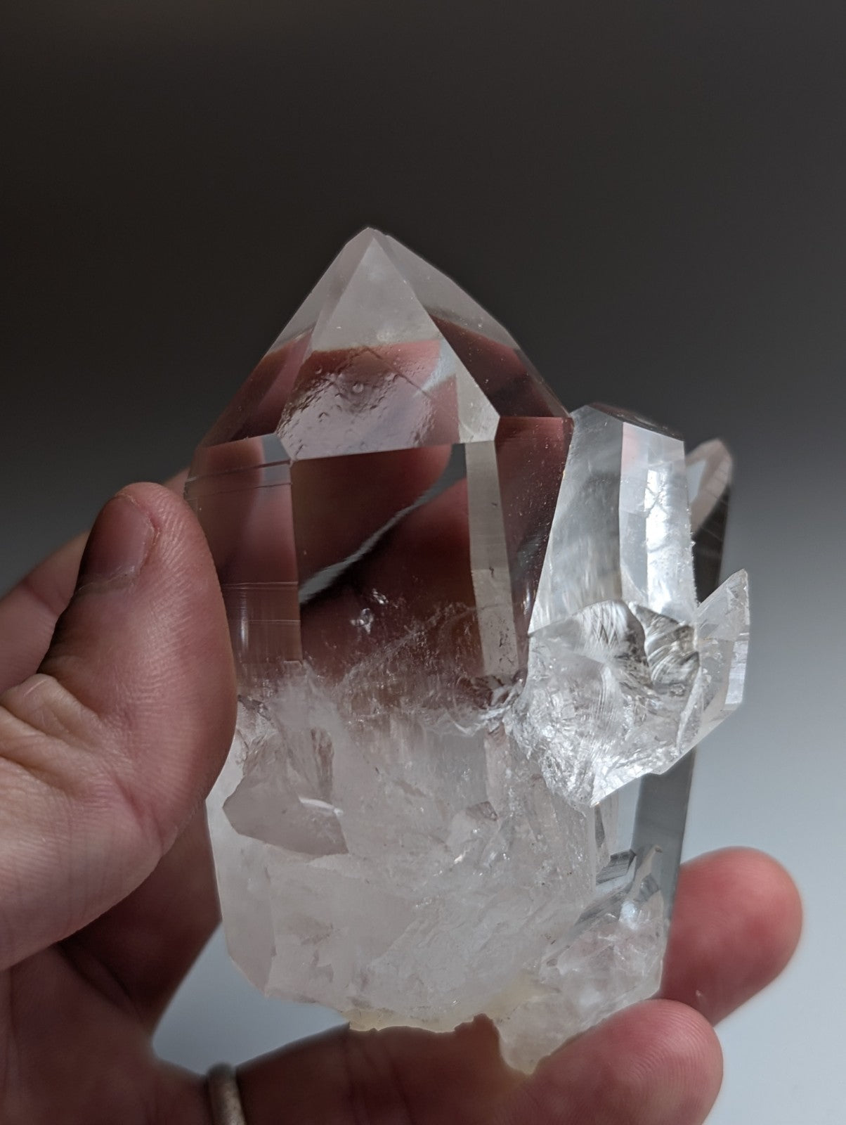 A+ Quartz Crystal Cluster, Ocus Stanley Mine, Montgomery County, Arkansas, USA