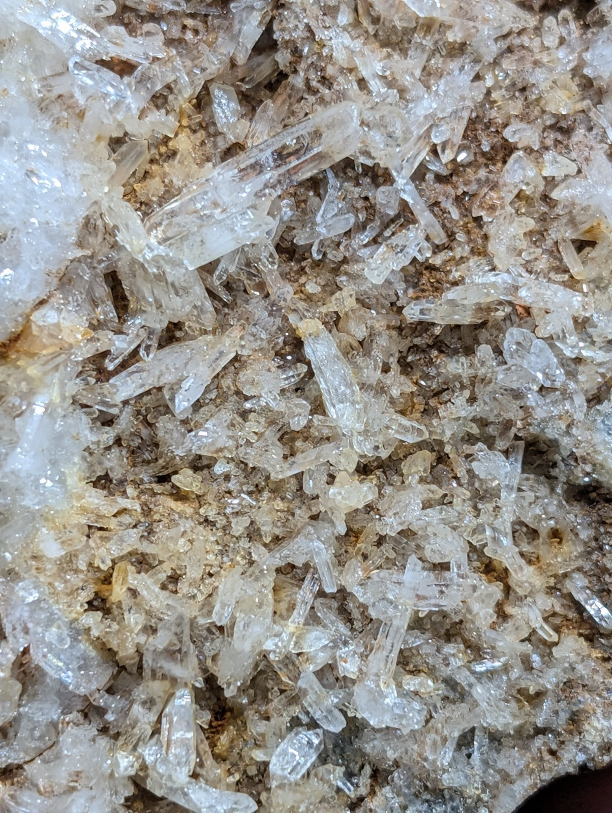 Large Faden Quartz Crystal Cluster, Old Stock, Montgomery County, Arkansas, ooak