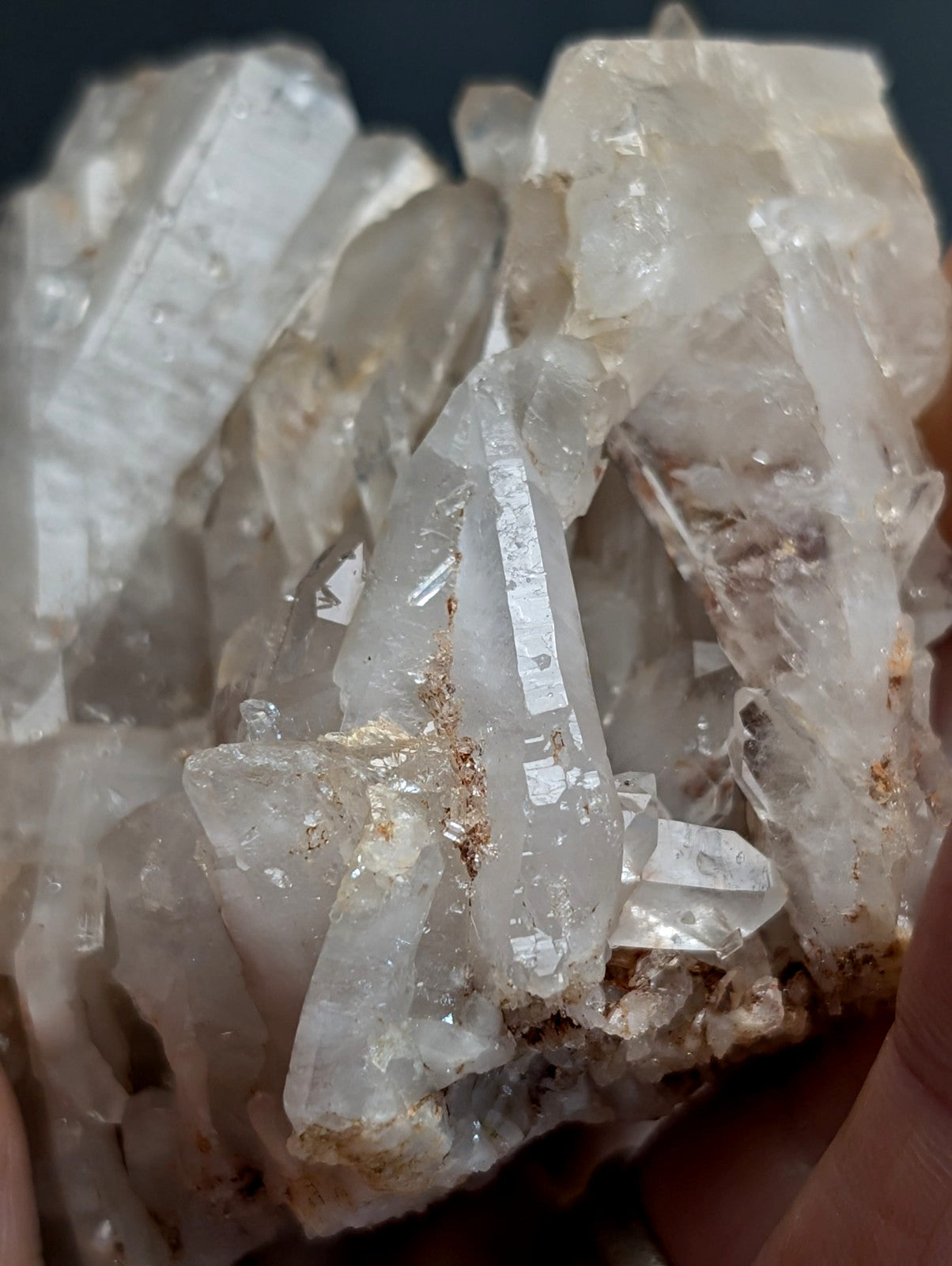 Unique Faden Quartz Crystal Cluster, Montgomery County, Arkansas, USA, A+