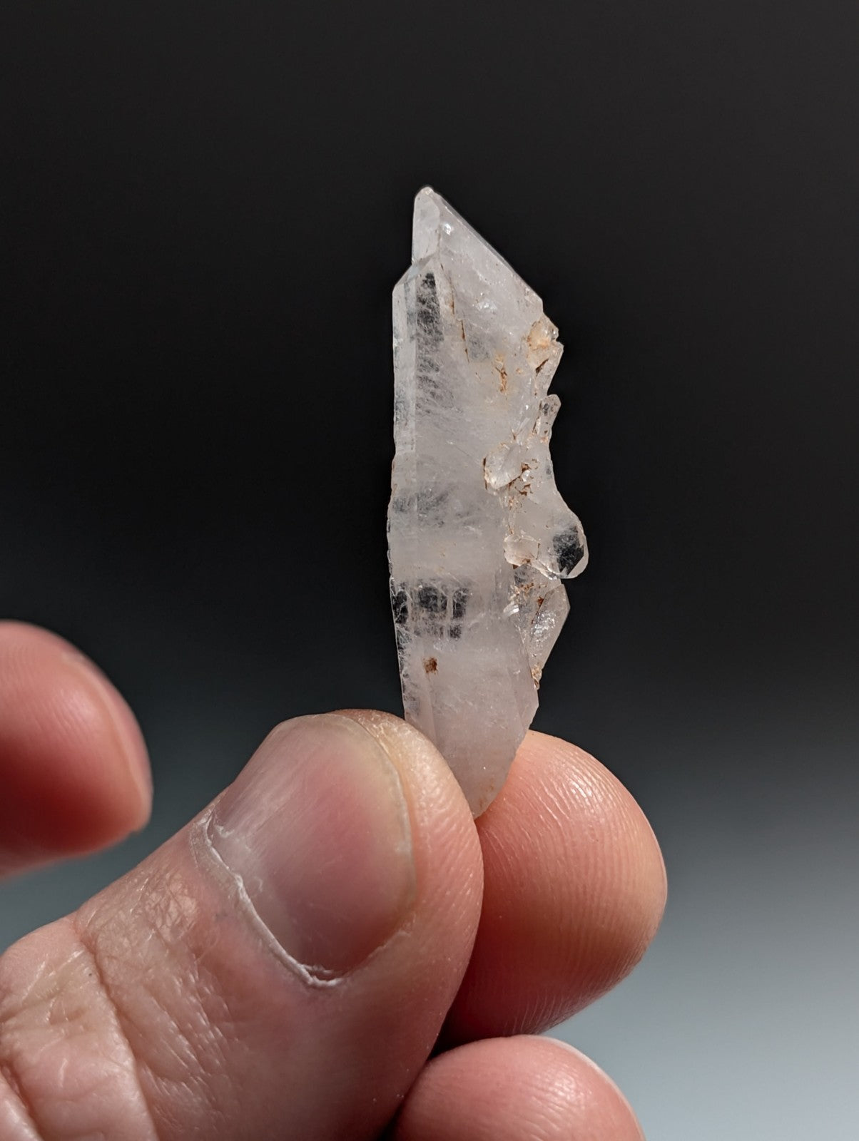 Set of 3 Arkansas Quartz Crystals (Fadens, etc) Montgomery County, Unique & OOAK