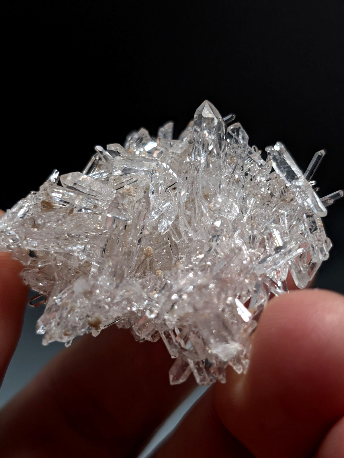 A++ Solution Quartz Burr w/ UV Reactive Cookeite, Jeffrey Quarry, Arkansas, RARE