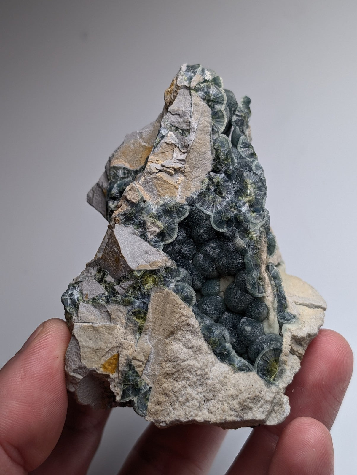 A+++ Blue-Green Wavellite - Old Stock - Delinde Claim - Garland County, Arkansas