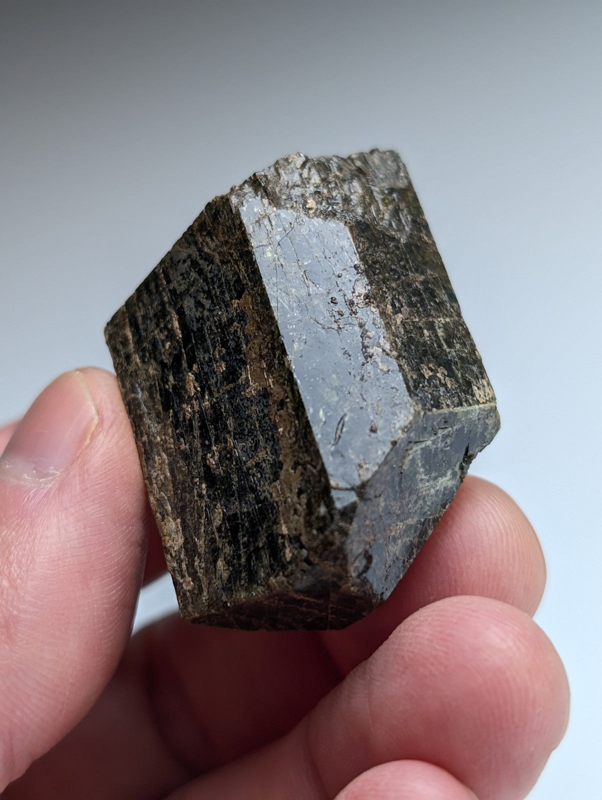 Diopside  (Ex Henry Delinde Collection) Yates Mine, Quebec, Canada, 1977