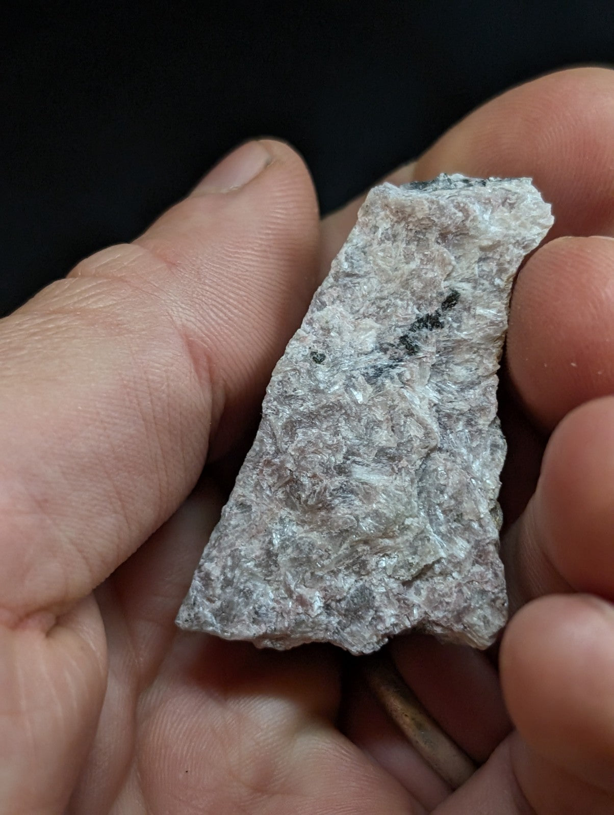 Very Rare Miserite + Wollastonite, Wilson Springs, Garland County, Arkansas, USA