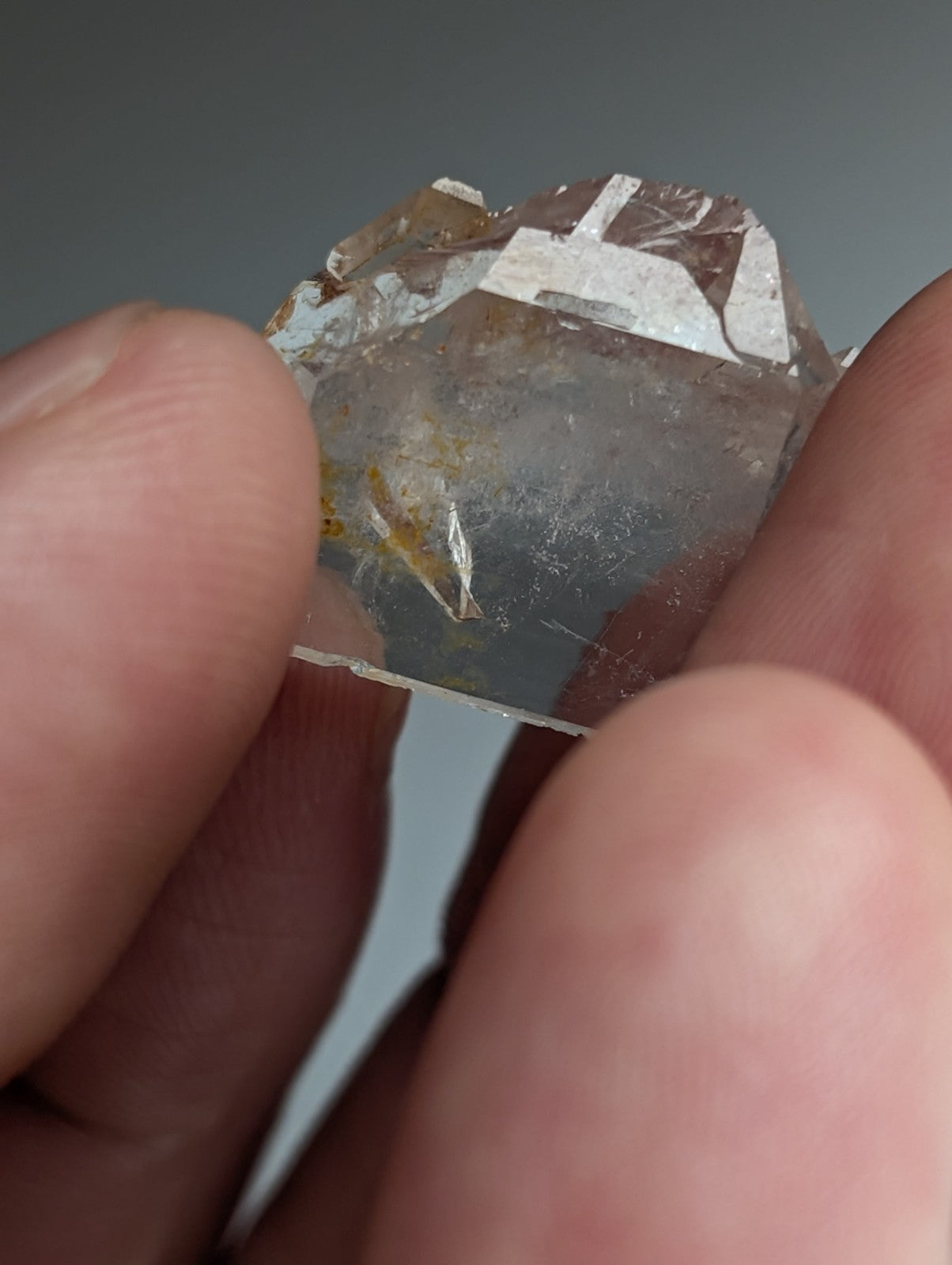 Unique Quartz Crystal Point w/ DT form, Garland County, Arkansas, USA