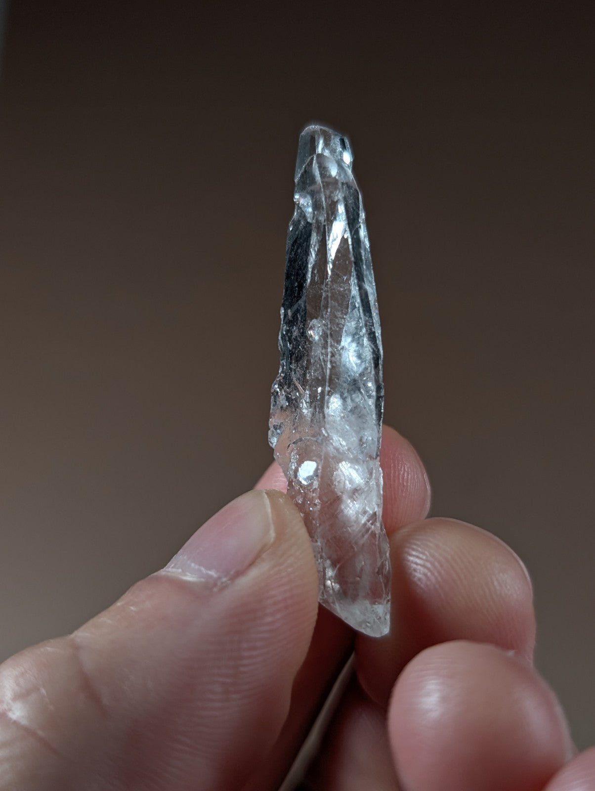 "Reverse Scepter" Quartz Crystal Point, Unique!, Garland County, Arkansas, USA