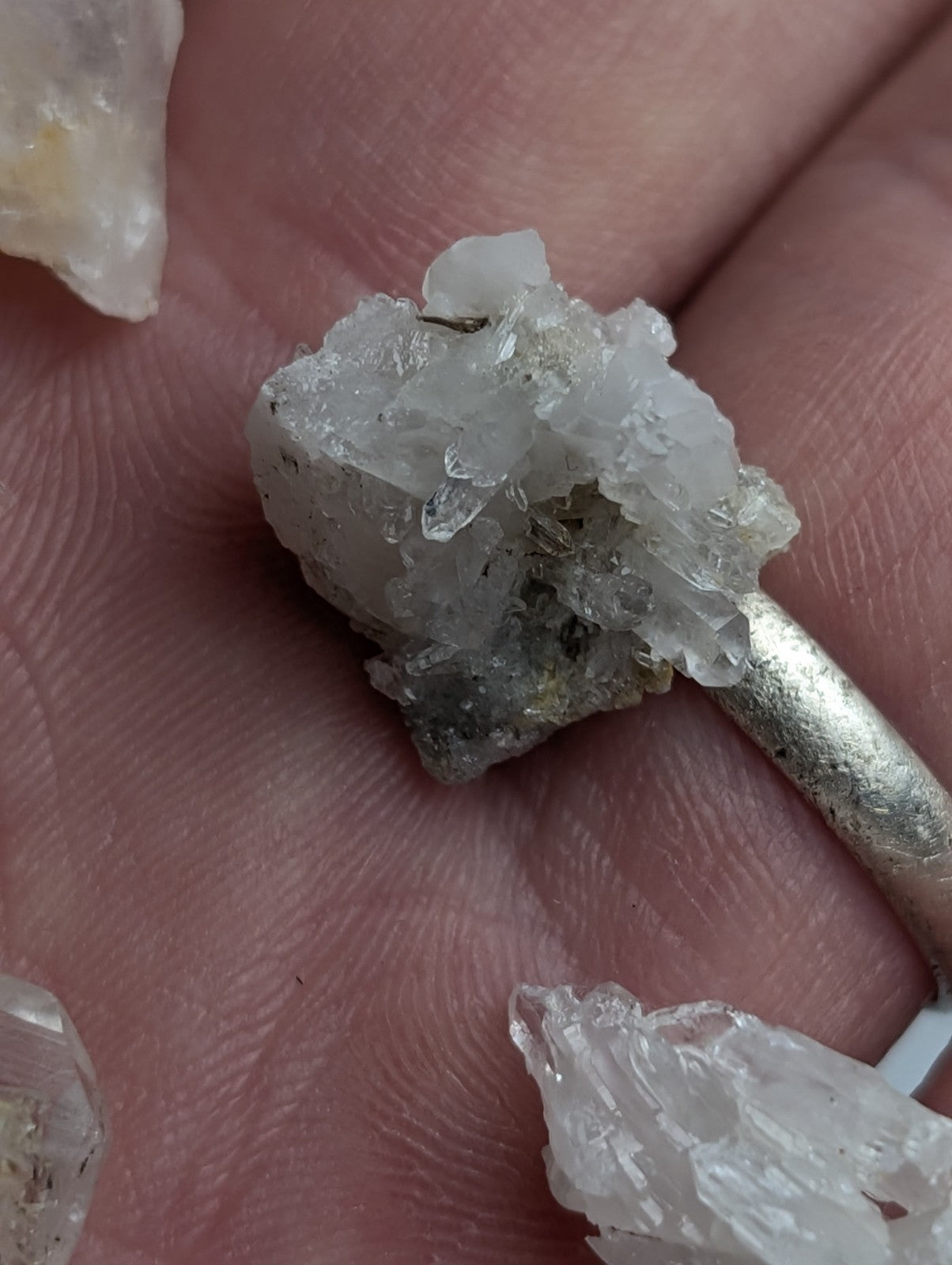 Small Solution Quartz + Cookeite, OOAK Set of x10, Saline County, Arkansas