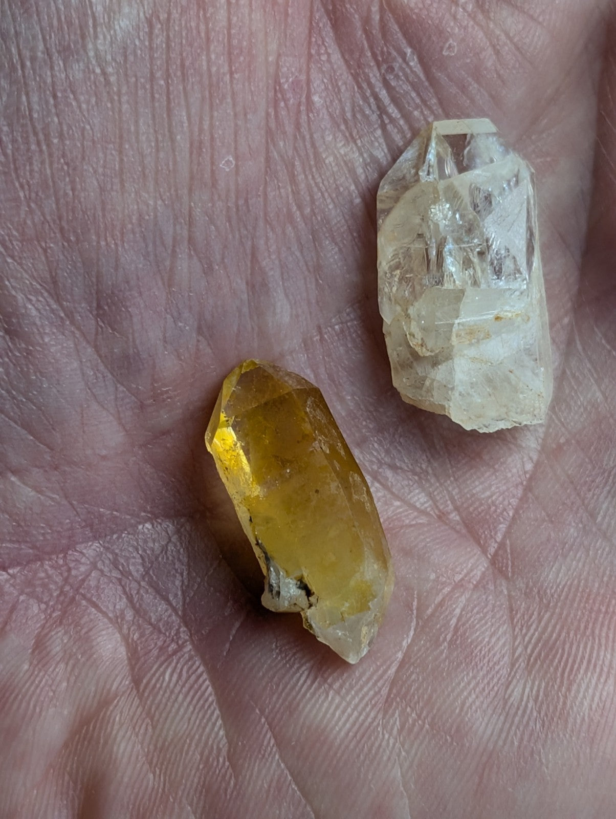 Set of 9 Arkansas Quartz Crystals, Garland County, Unique & OOAK
