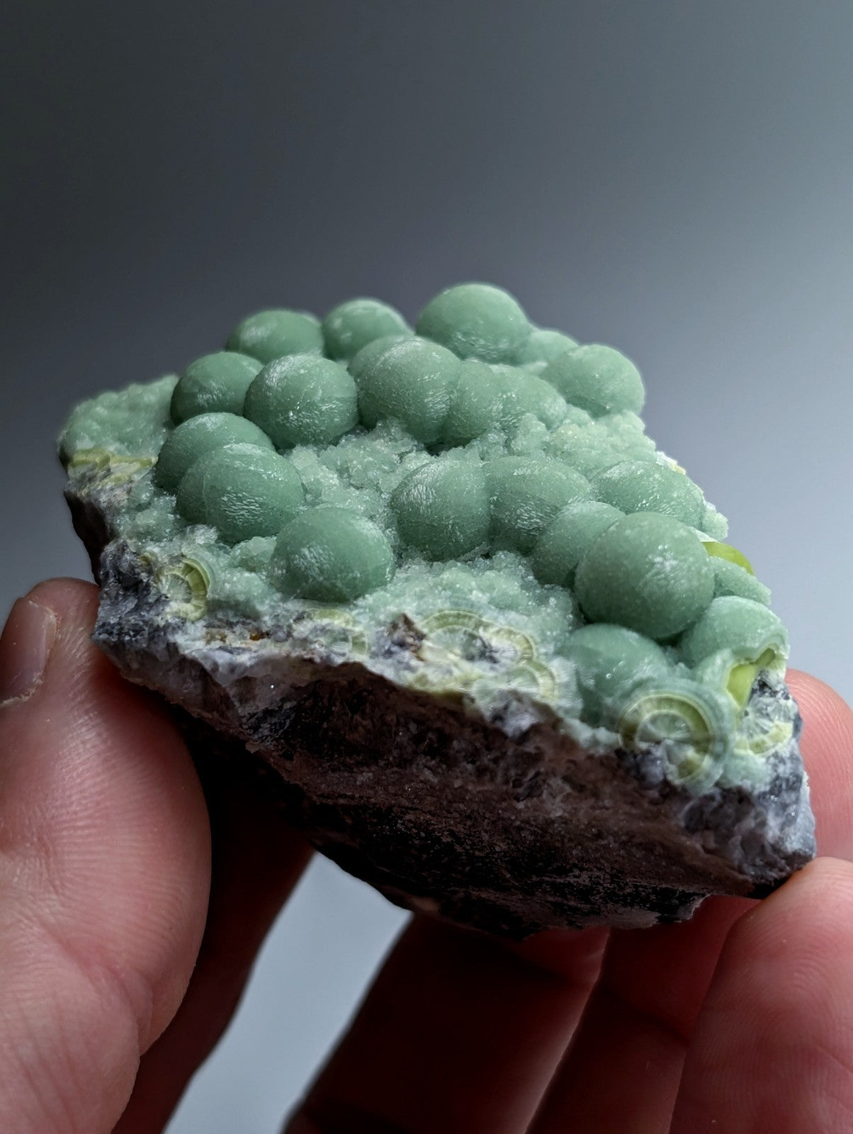 A+ Green Wavellite - Fantastic Old Stock - Mauldin Mountain, Arkansas, USA