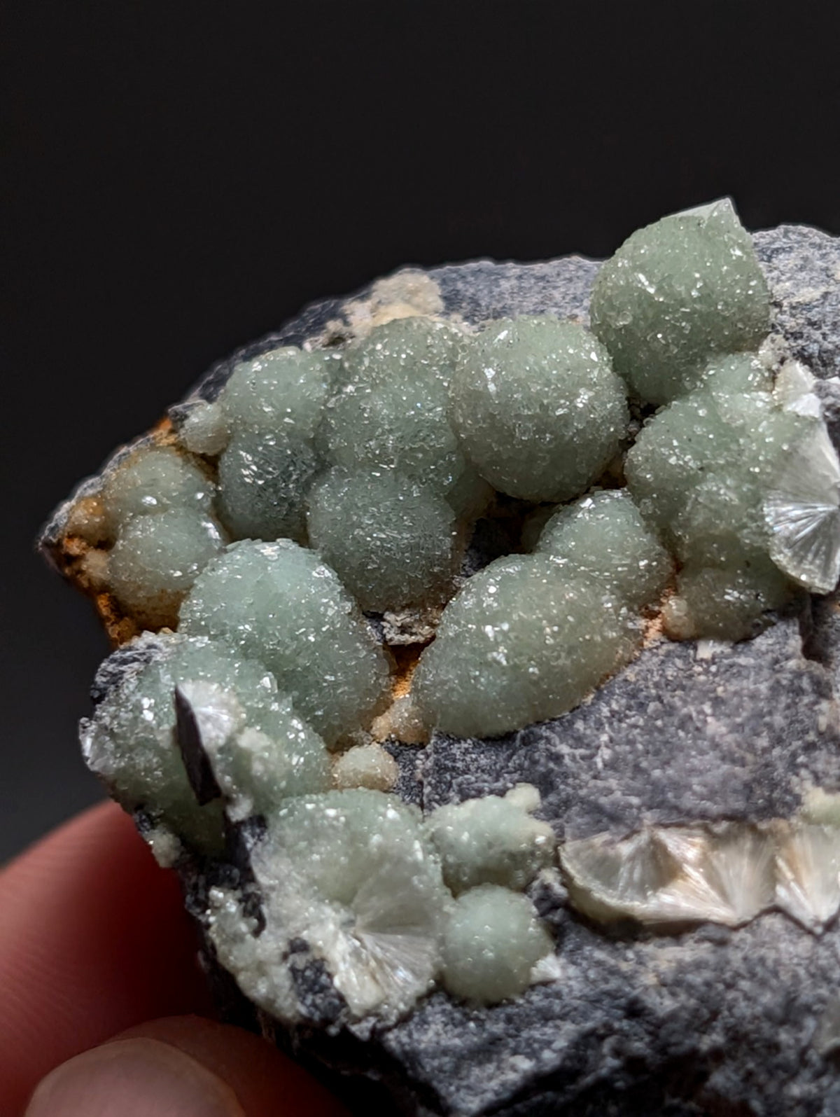A+ UV Reactive Wavellite -Fantastic Old Stock- Mauldin Mountain, Arkansas, Rare