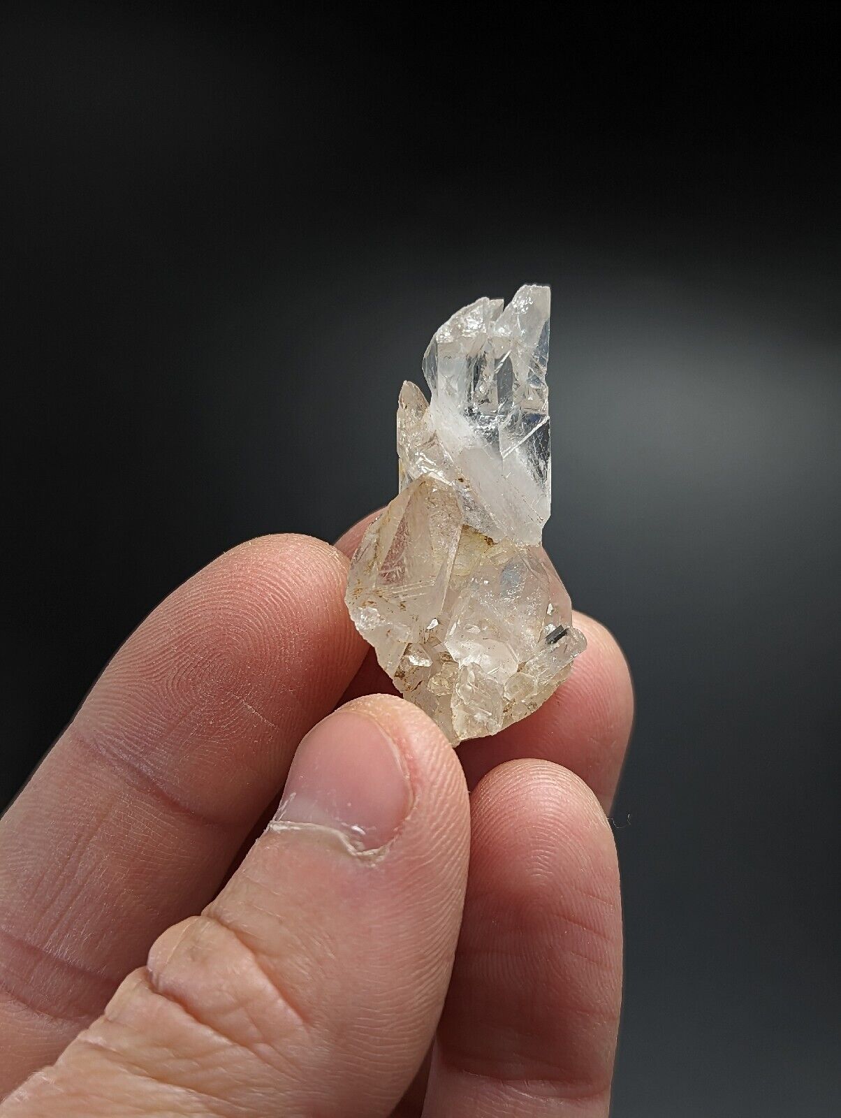 Very Rare Growth Interference Quartz Crystal - Montgomery County, Arkansas, ooak