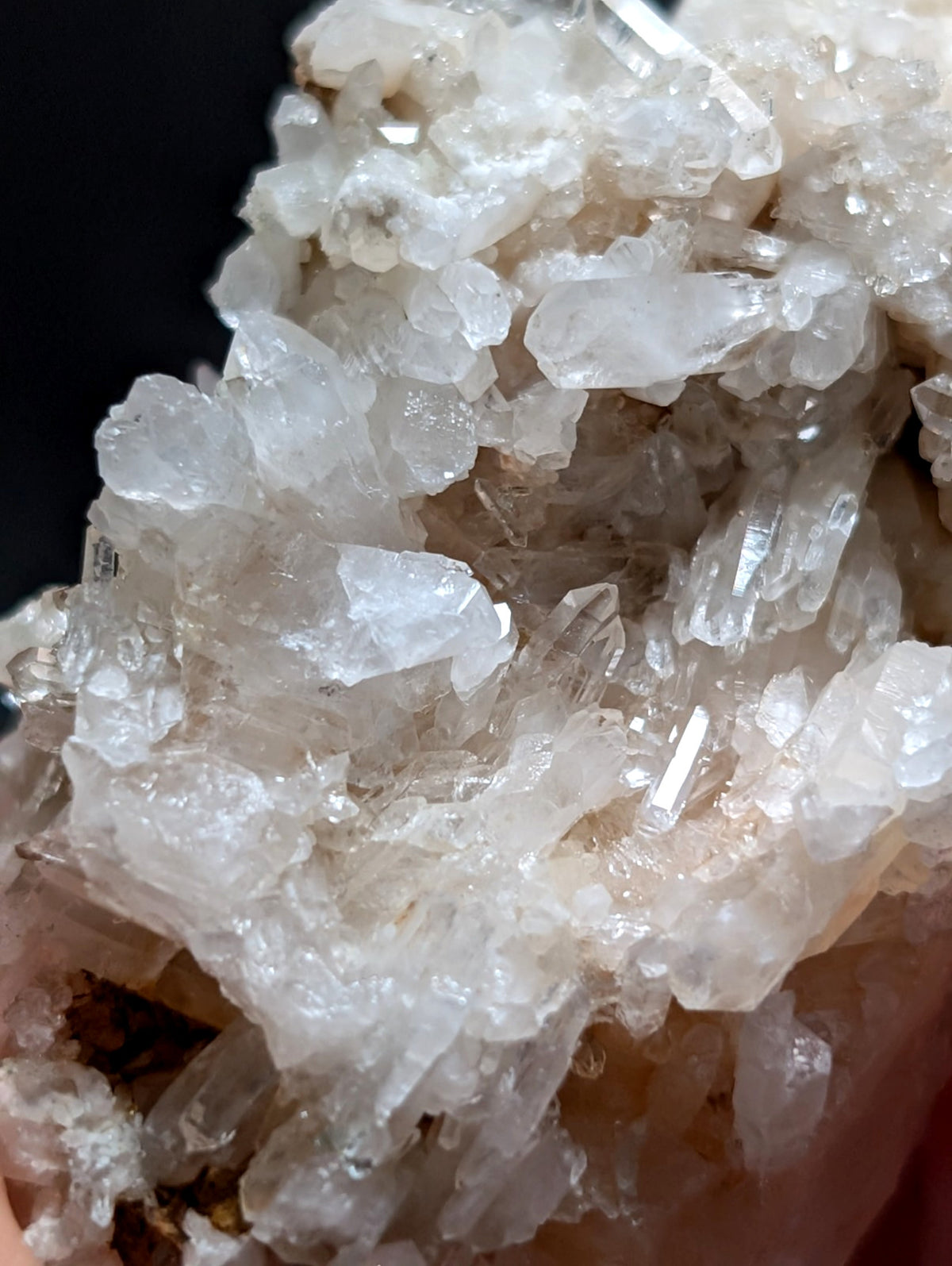 Solution Quartz Crystal Cluster, Saline County, Arkansas, USA, Old Stock