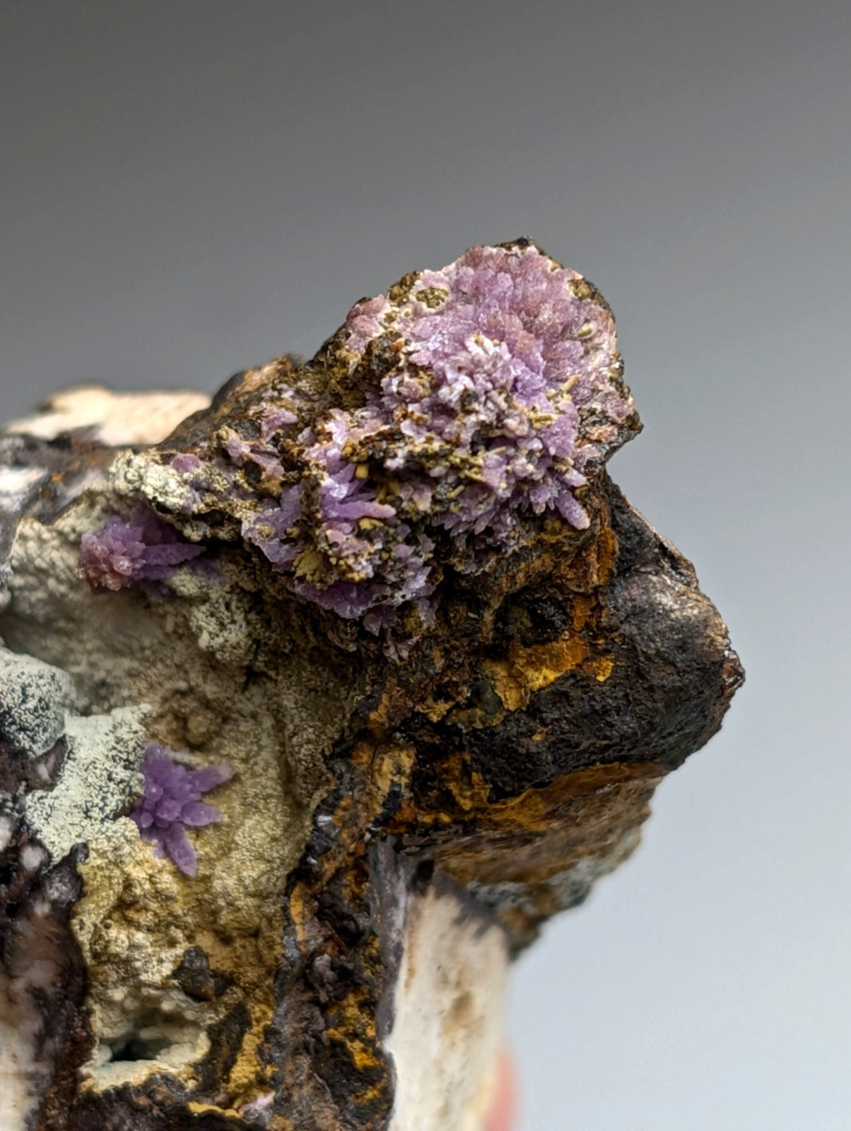Super Rare Strengite + Kidwellite, etc, Coon Creek Mine, Polk Co, Arkansas, A+++