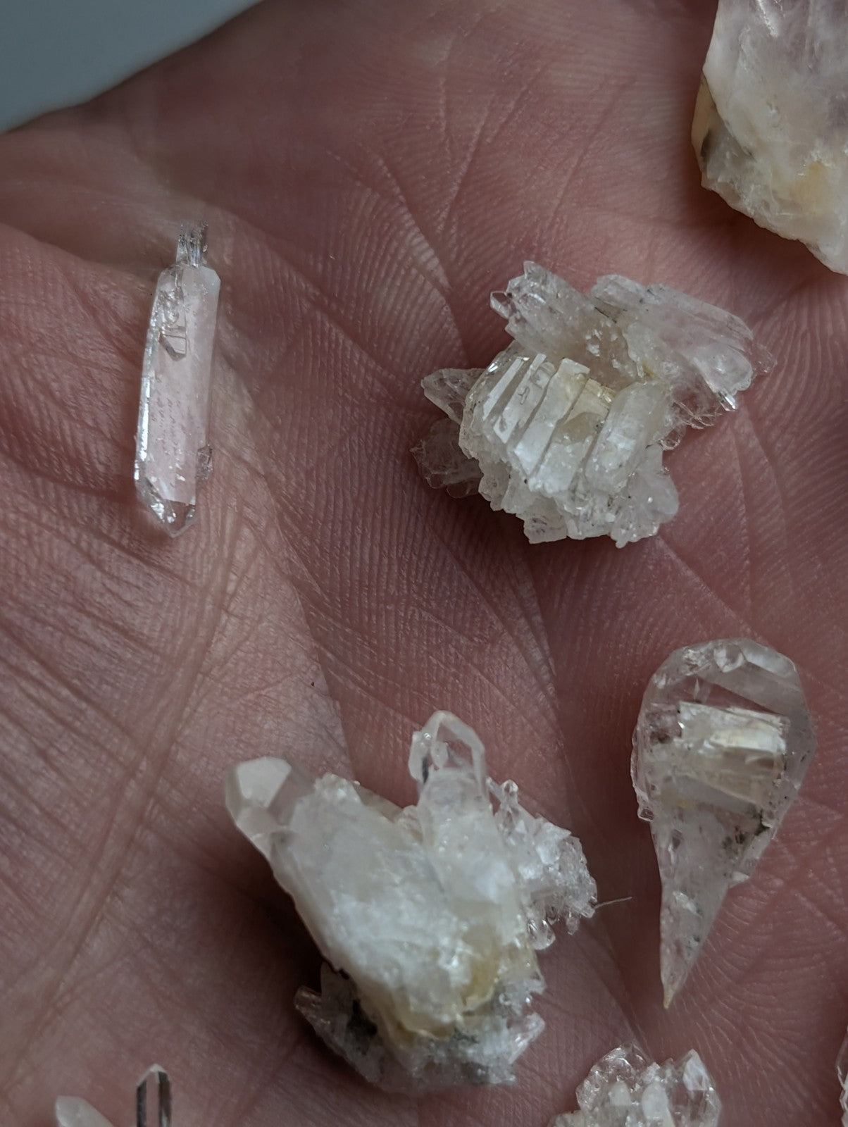 Small Solution Quartz + Cookeite, OOAK Set of x10, Saline County, Arkansas