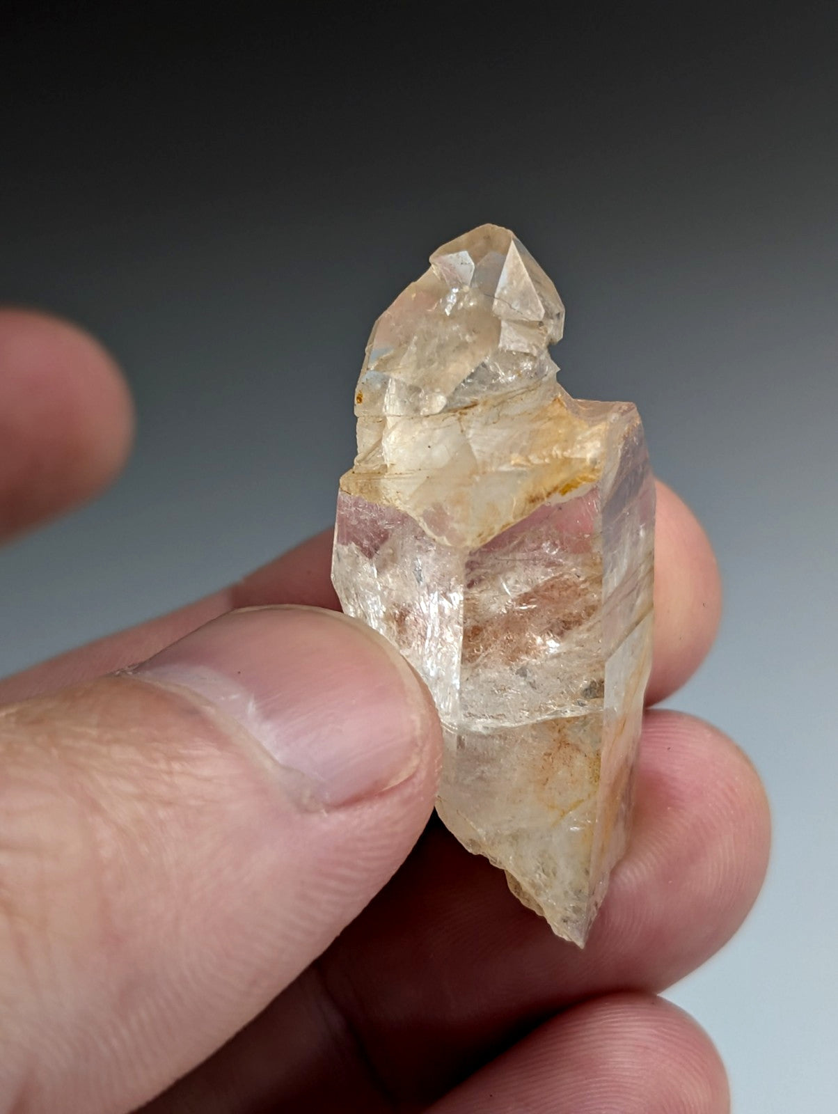 VERY Unique Quartz Crystal Point, Old Stock, Montgomery County, Arkansas, USA
