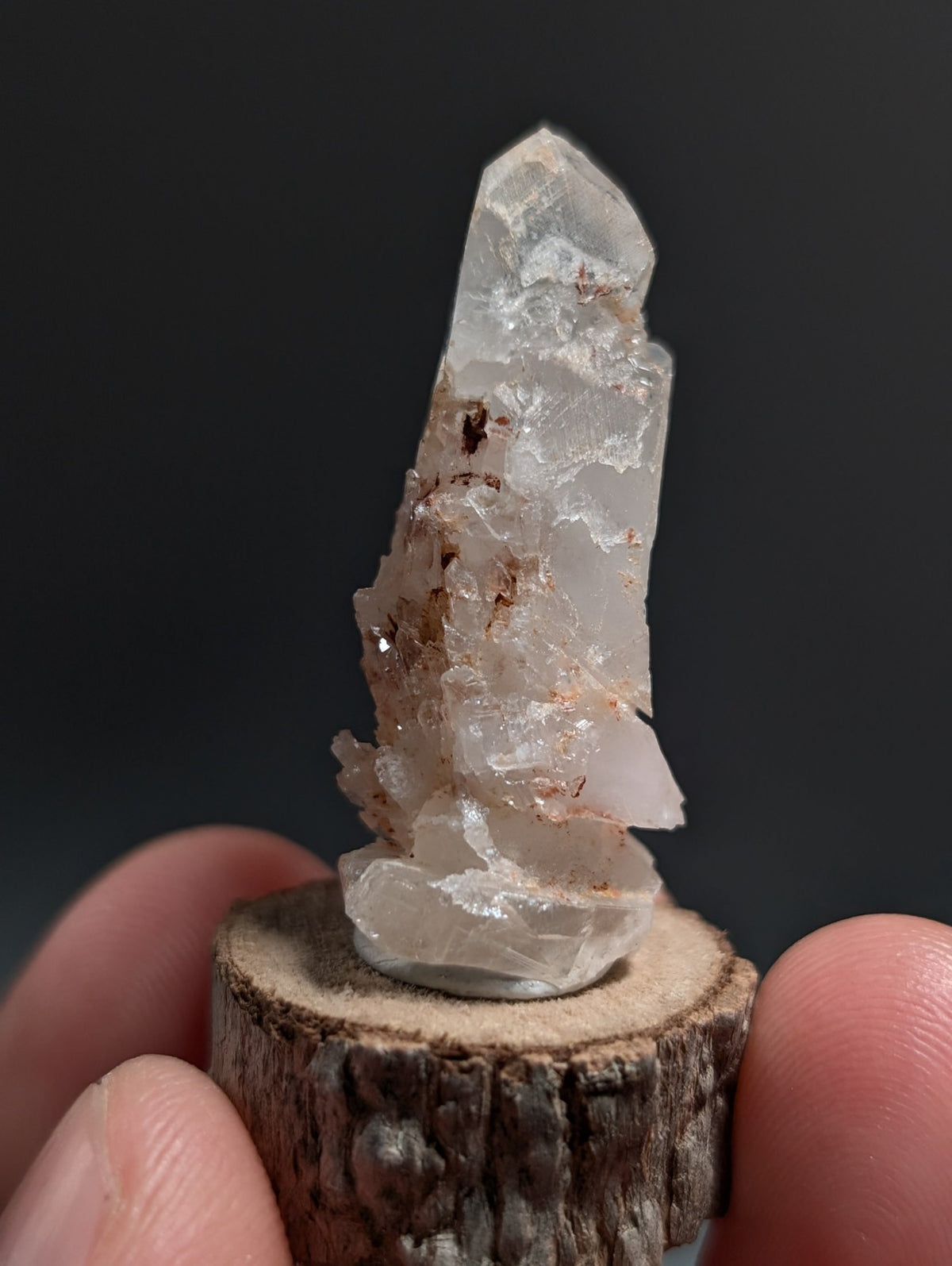 Growth Interference Quartz Crystal - Montgomery County, Arkansas, ooak, Unique