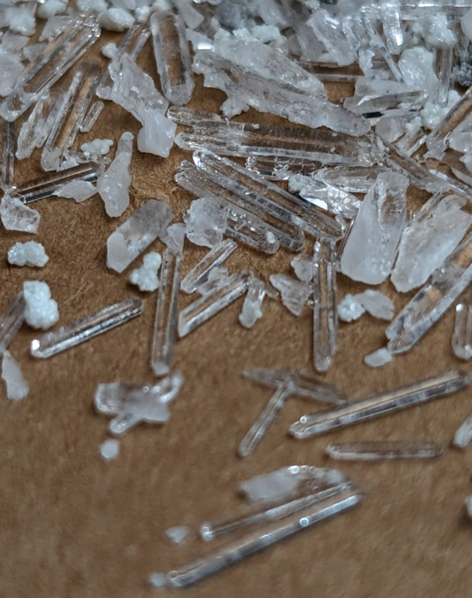 8+ grams of Solution Quartz Crystal Points + Cookeite, Jeffrey Quarry, Arkansas