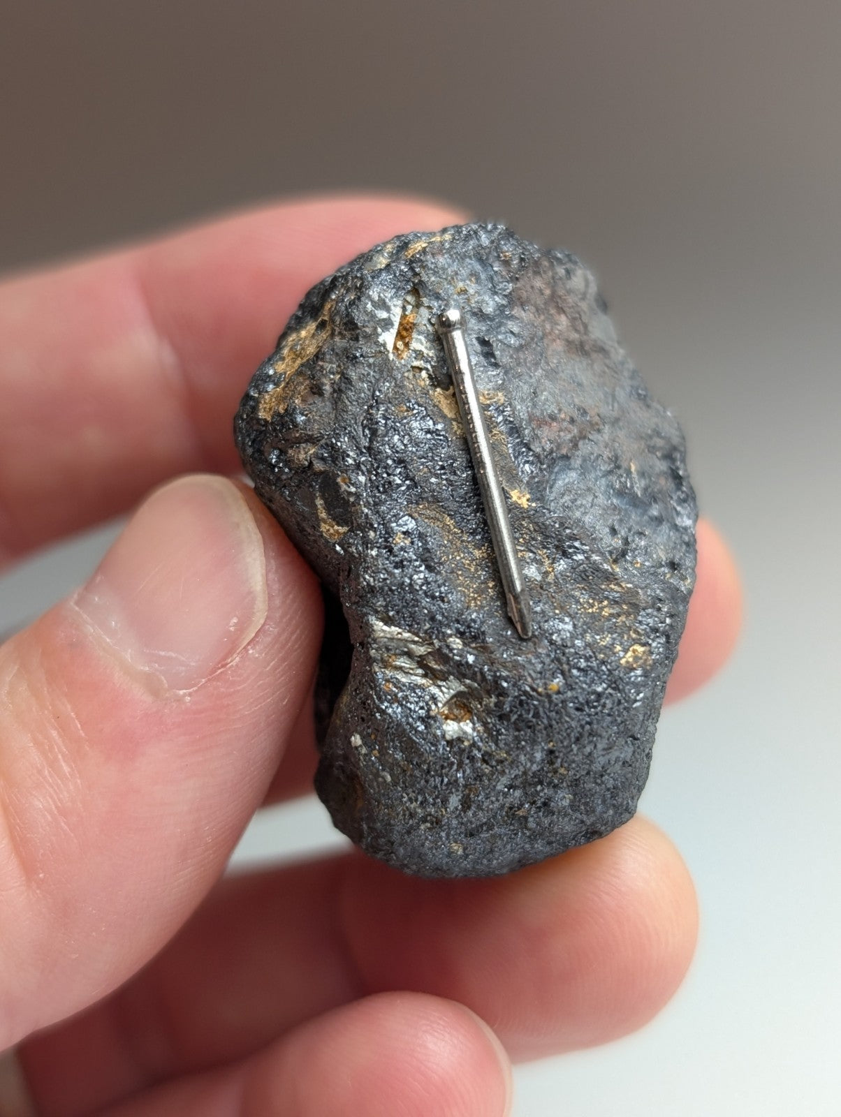 Magnetite (Lodestone), Magnet Cove, Arkansas,Unique Old Stock, natural magnet
