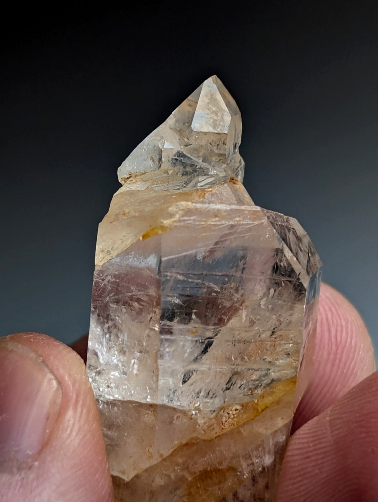 VERY Unique Quartz Crystal Point, Old Stock, Montgomery County, Arkansas, USA