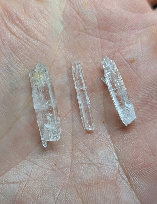 Set of 3 Jeffrey Quarry Solution Quartz + Cookeite, Old Stock, Arkansas, USA