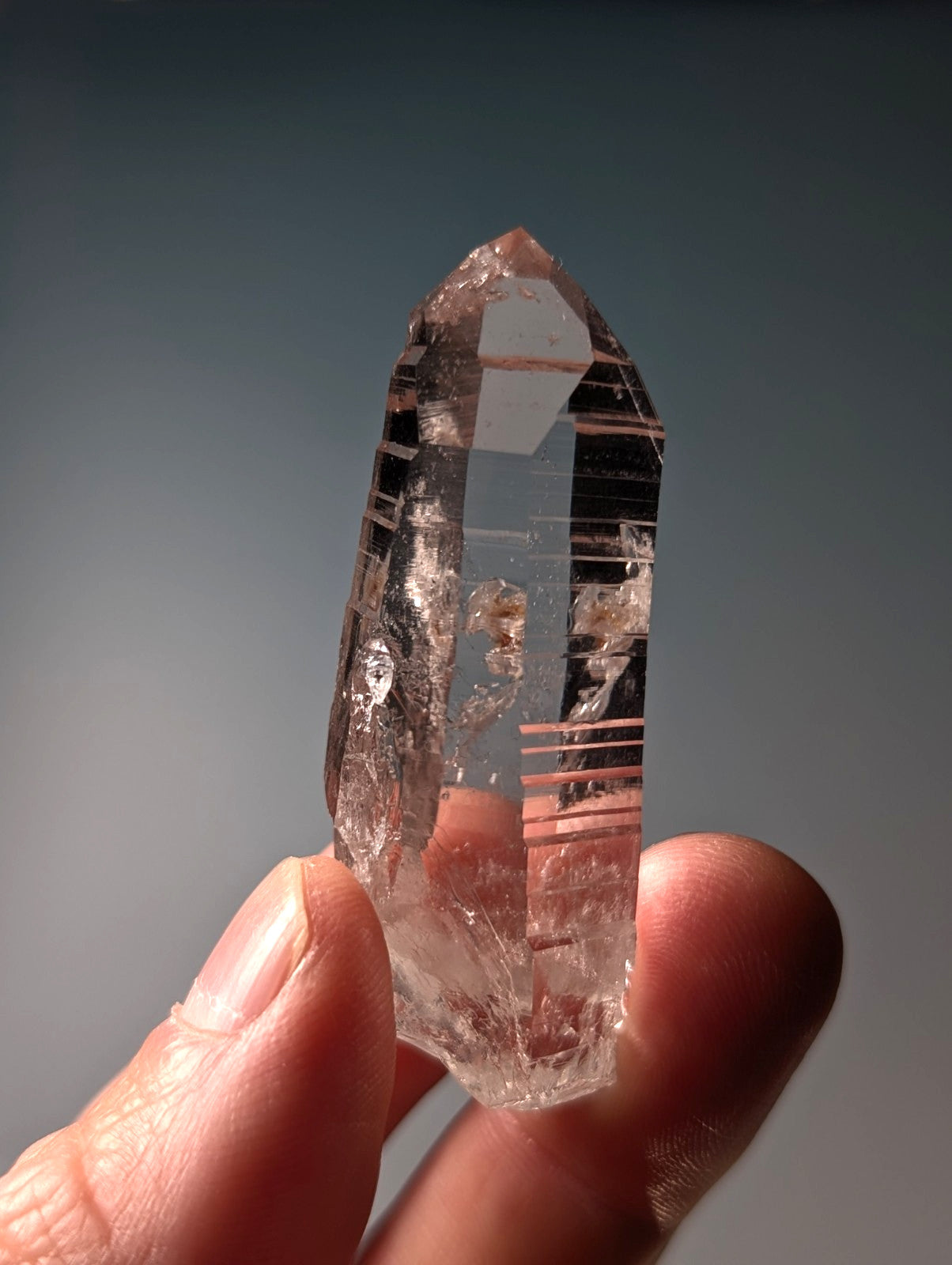 A+++ "Lemurian" Quartz Crystal Point, Garland County, Arkansas, USA, A+