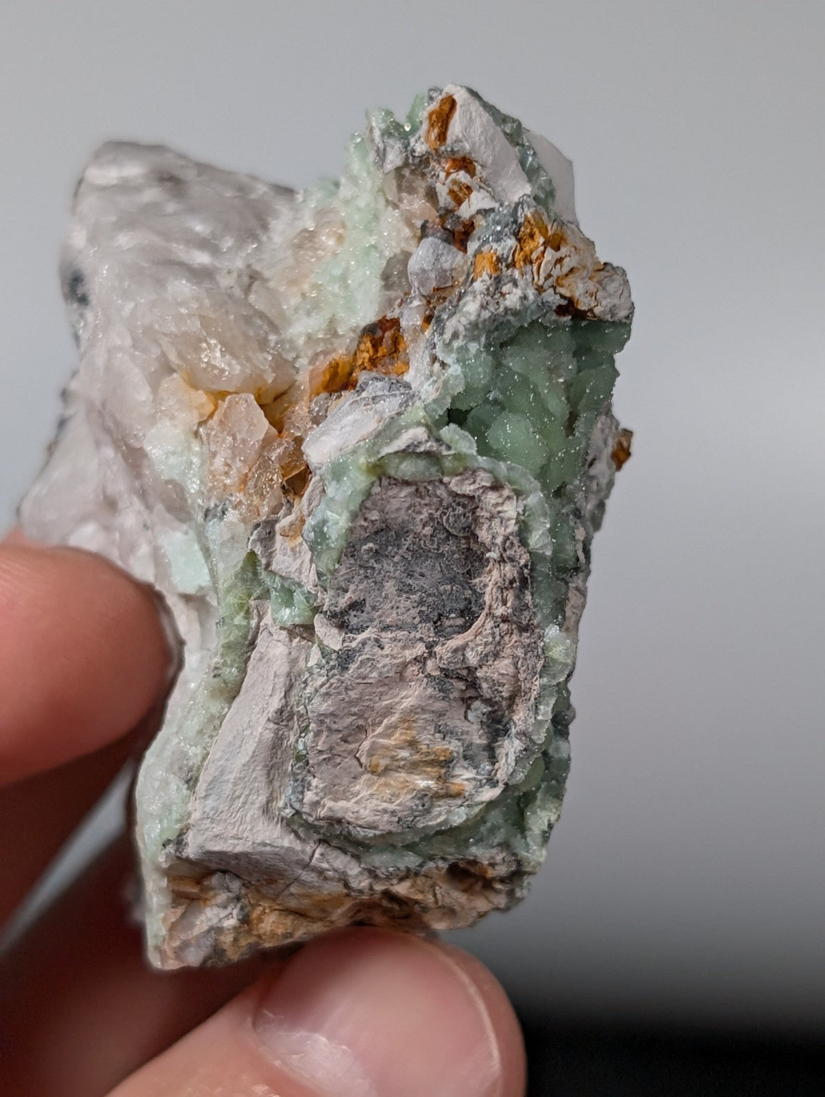 Wavellite on Quartz, Fantastic Old Stock - Mauldin Mountain, Arkansas, USA