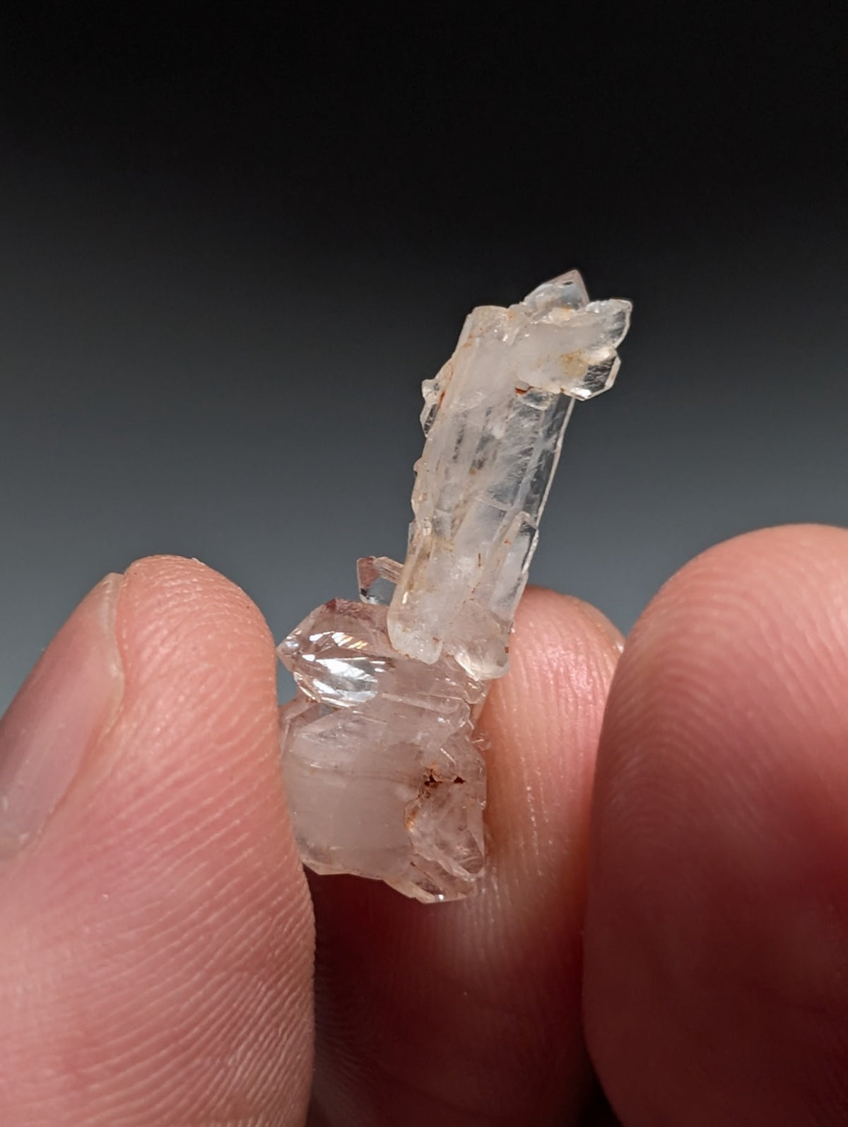 Set of 3 Faden Quartz Crystals, Montgomery County, Arkansas, USA, OOAK/Unique!