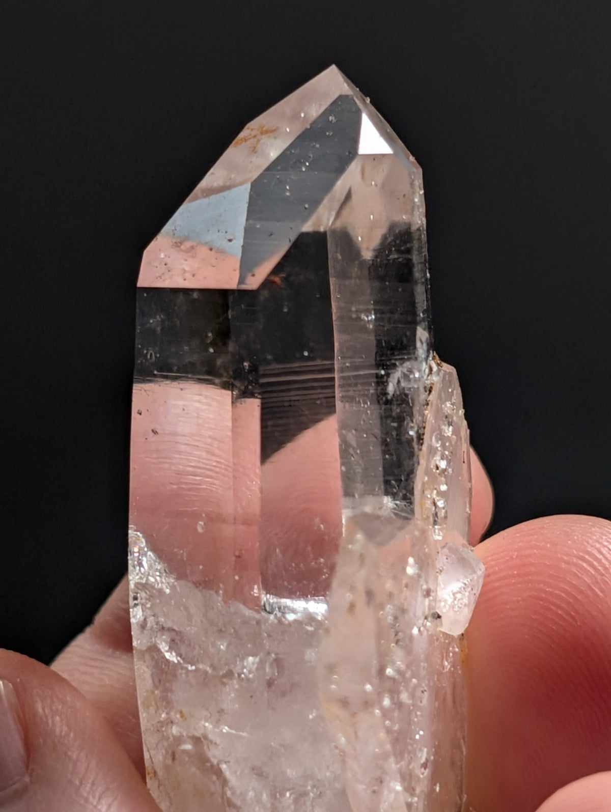 A+ Quartz Crystal Oddity w/ "Heart", Double Terminated, Garland County, Arkansas