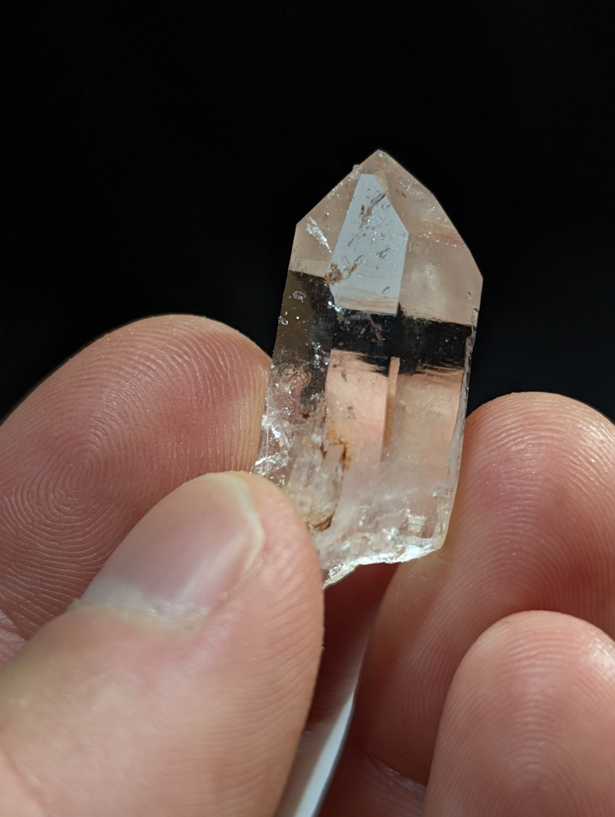 Set of 3 Arkansas Quartz Crystals w/excellent clarity, Unique & OOAK variety set