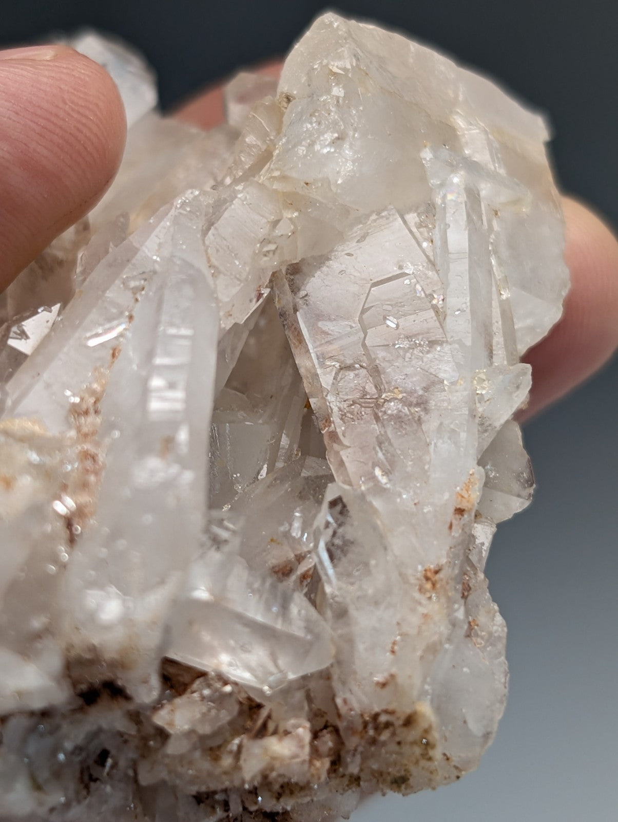 Unique Faden Quartz Crystal Cluster, Montgomery County, Arkansas, USA, A+