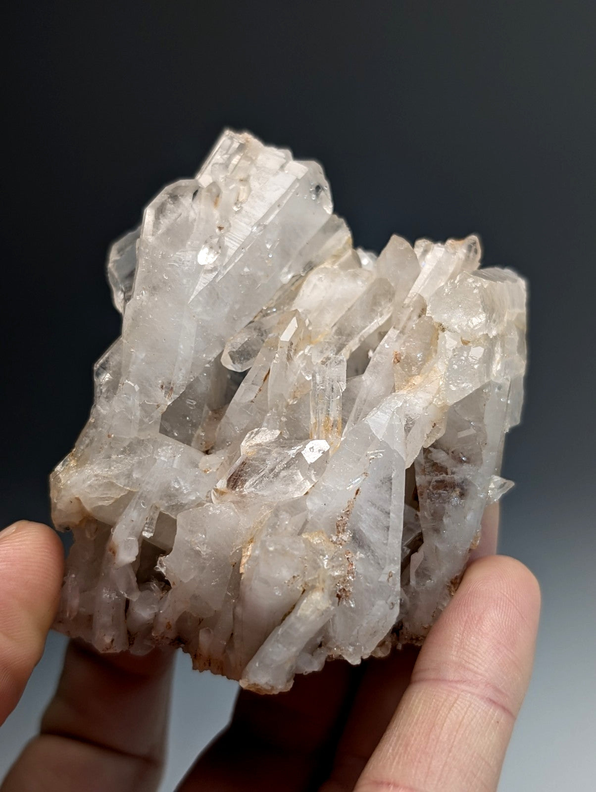 Unique Faden Quartz Crystal Cluster, Montgomery County, Arkansas, USA, A+