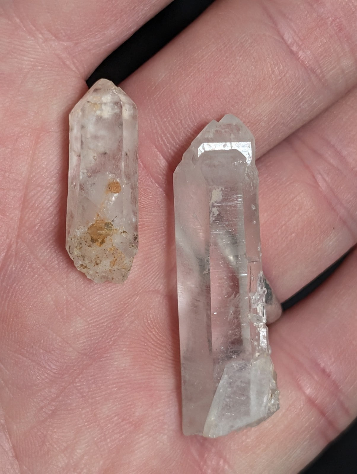Set of 7 Arkansas Quartz Crystals, Garland County, Unique & OOAK
