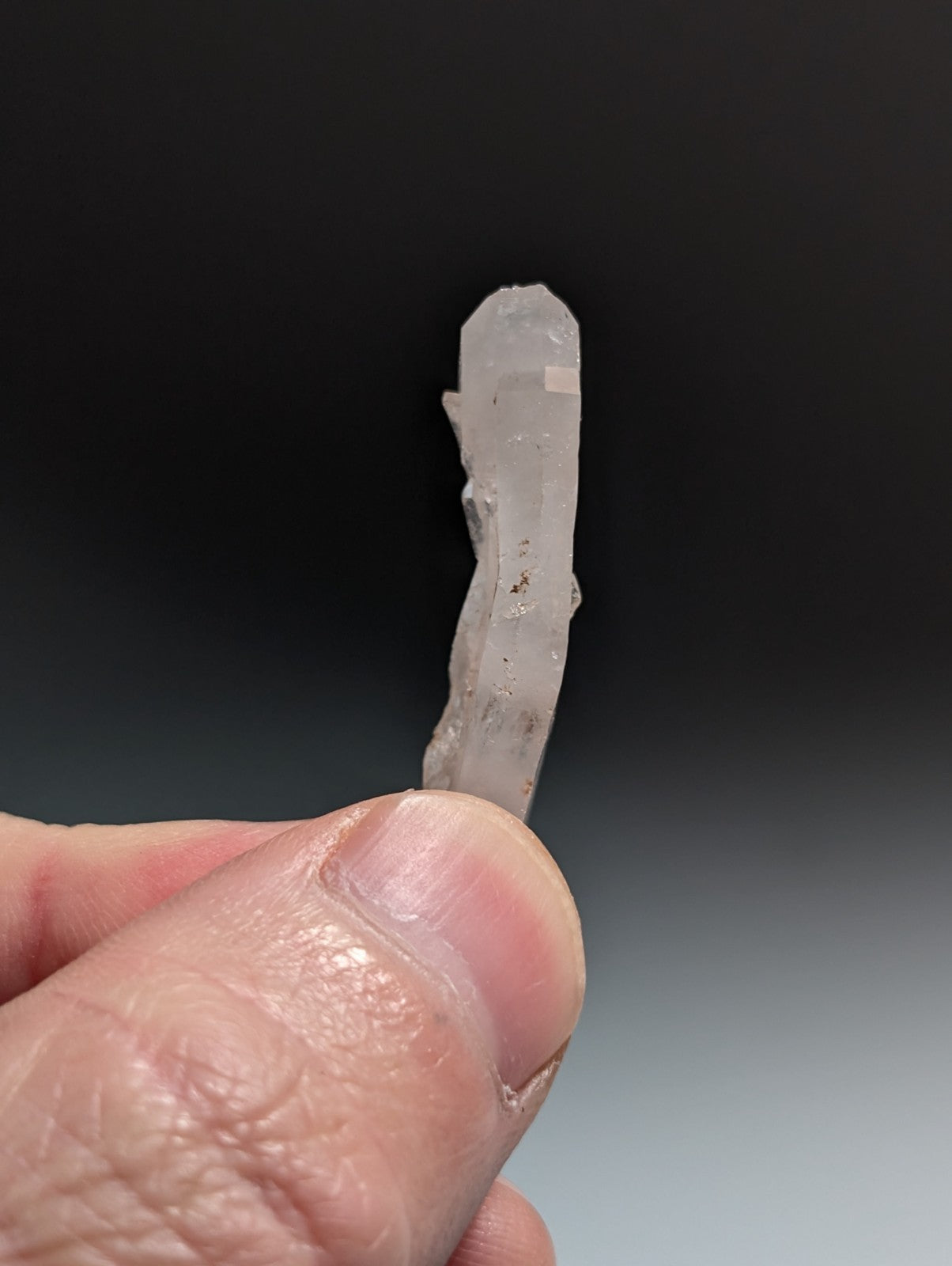 Set of 3 Arkansas Quartz Crystals (Fadens, etc) Montgomery County, Unique & OOAK