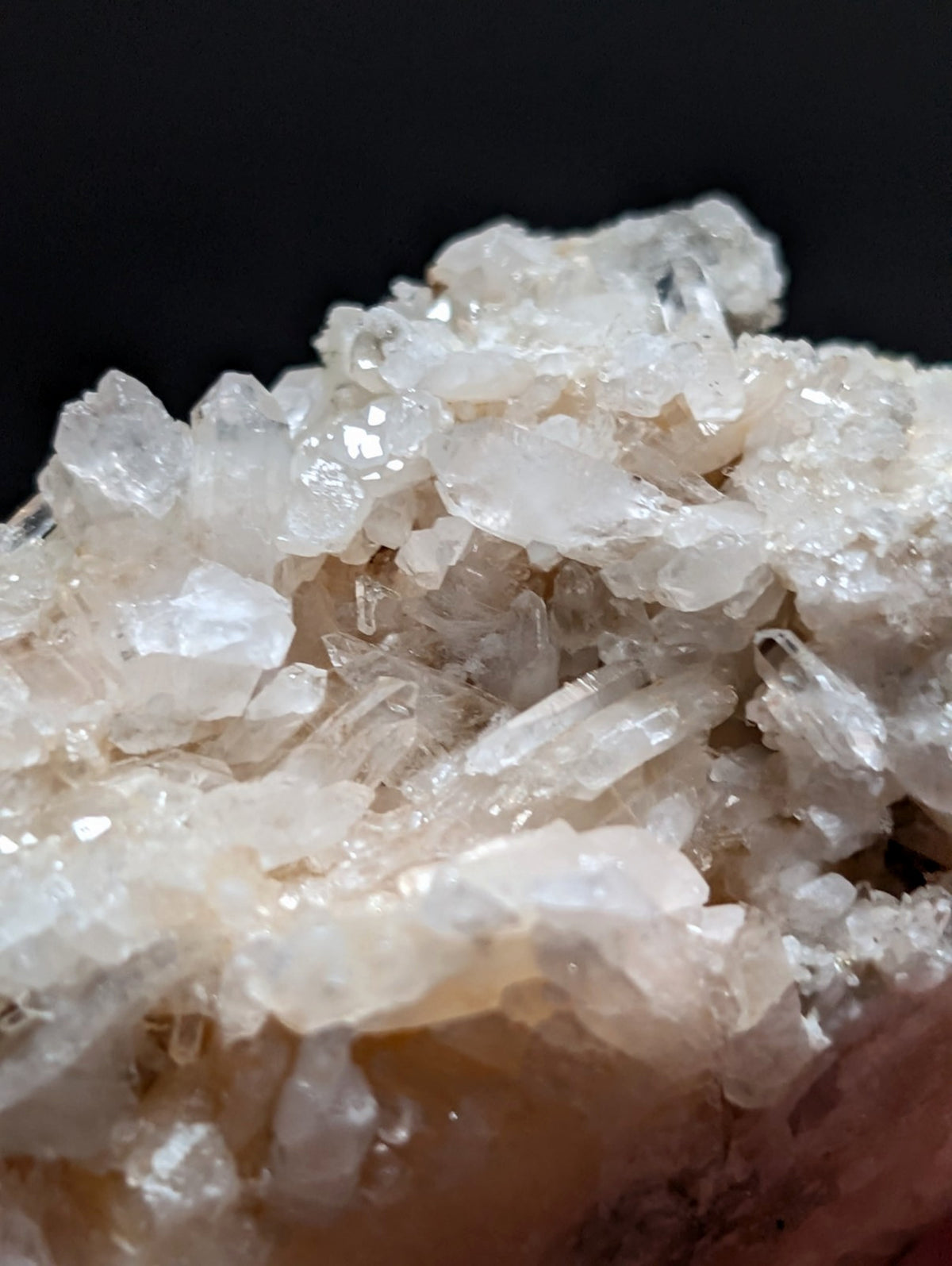 Solution Quartz Crystal Cluster, Saline County, Arkansas, USA, Old Stock