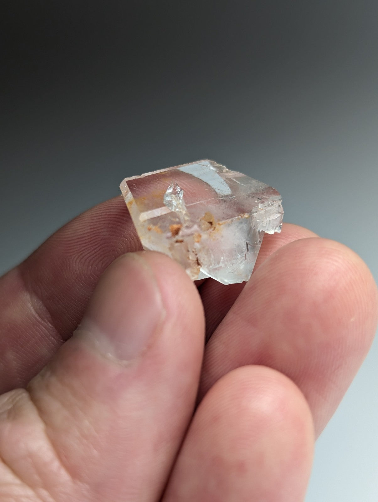 Unique Quartz Crystal Point w/ DT form, Garland County, Arkansas, USA