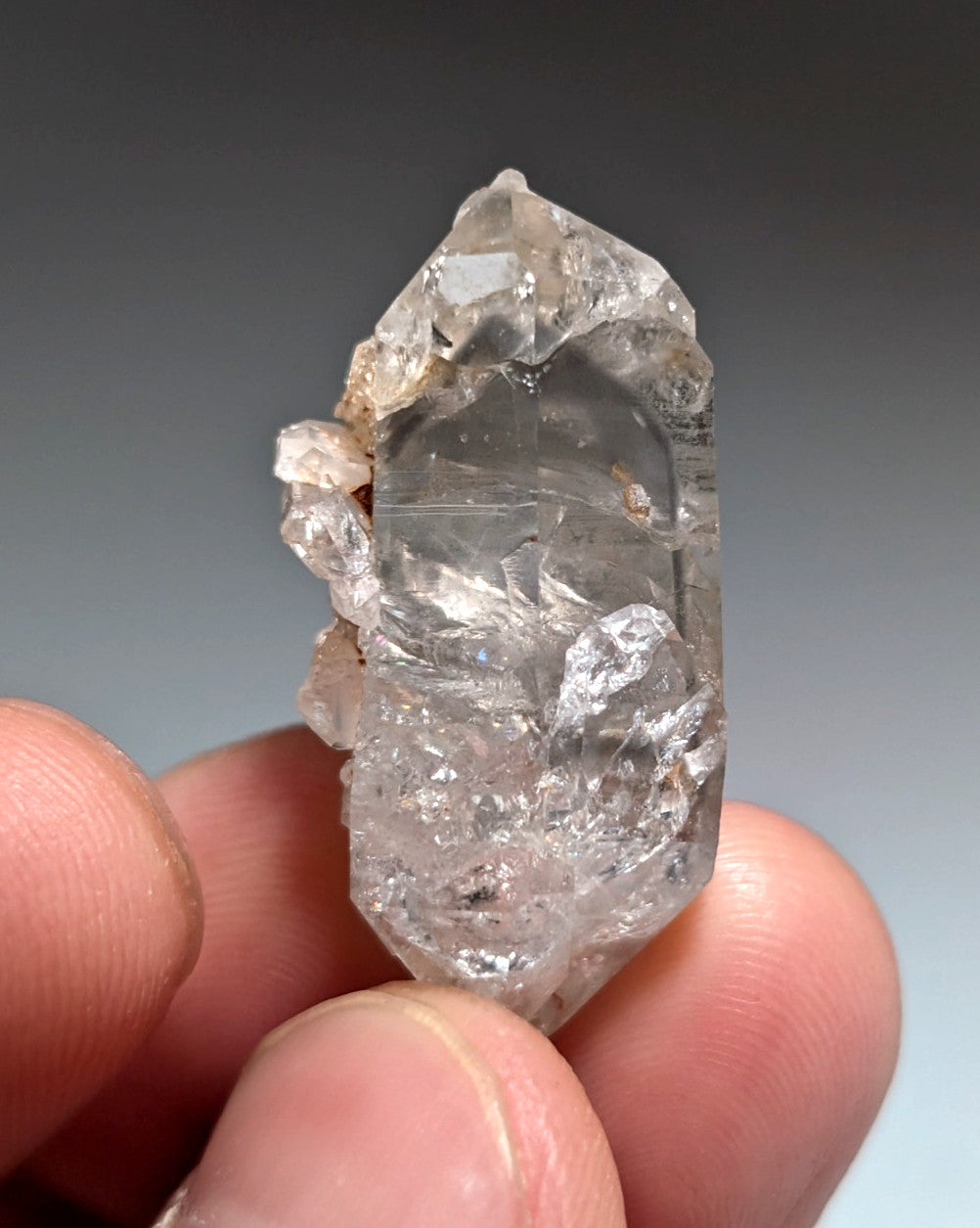 Phantom Quartz Crystal Point, Double Terminated, Garland County, Arkansas, USA