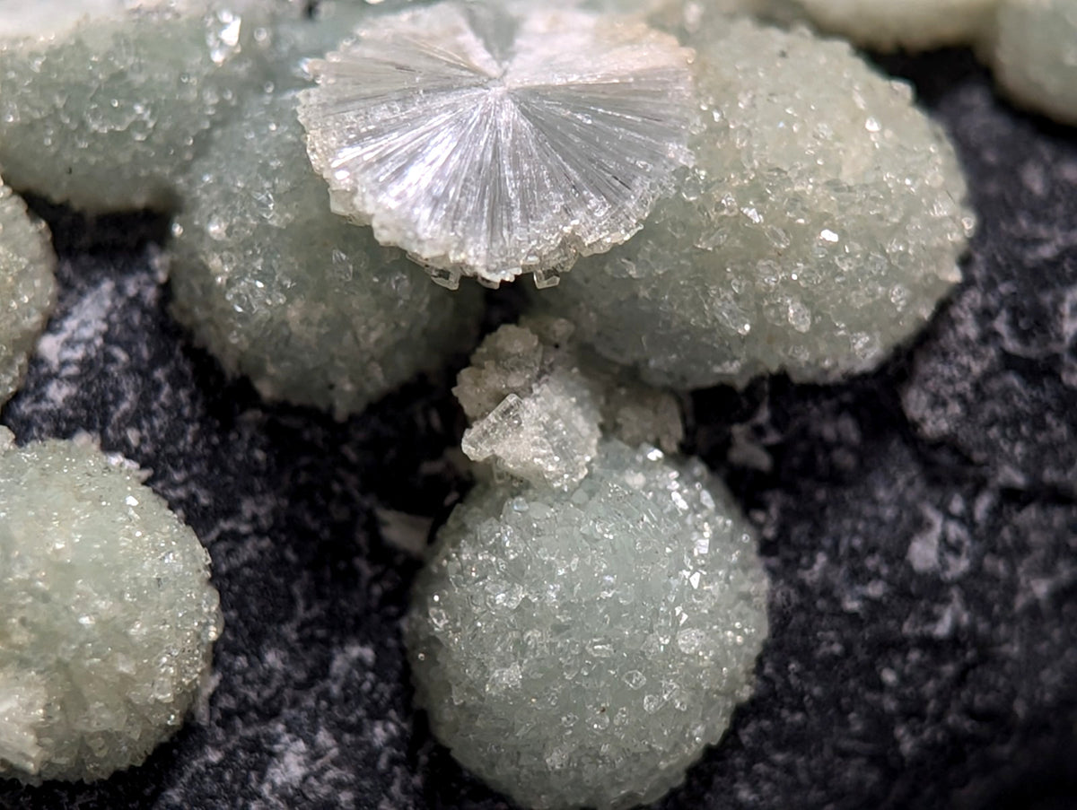UV Reactive Wavellite - Fantastic Old Stock - Mauldin Mountain, Arkansas, Rare