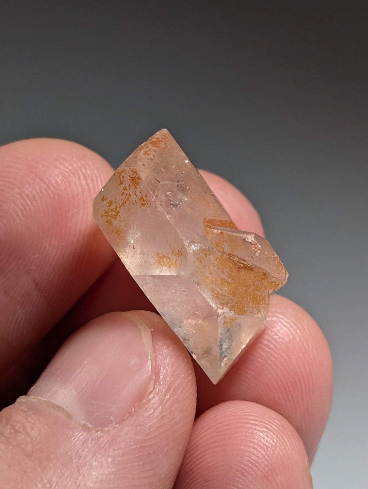 Double Terminated "Arkimer" Quartz Crystal Point, Garland County, Arkansas