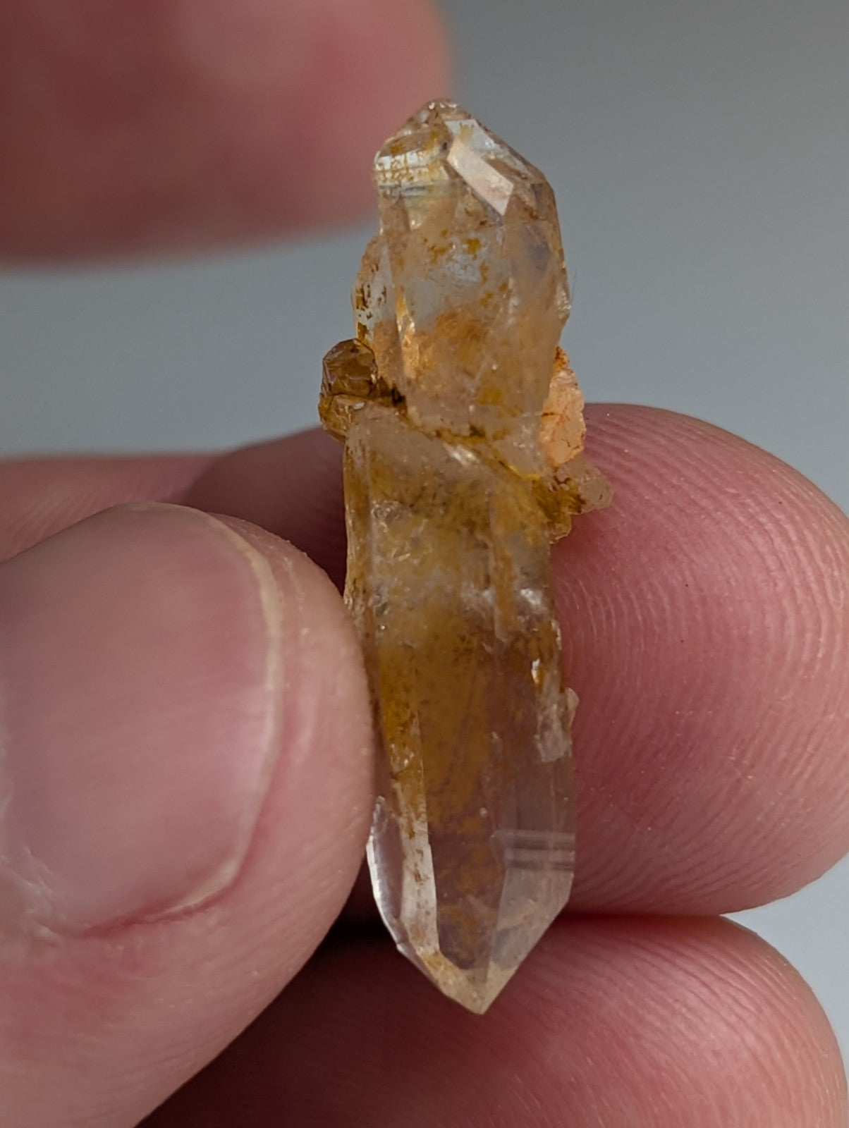 Set of 12 Arkansas Quartz Crystals, Natural Iridescence, Unique & OOAK, A+